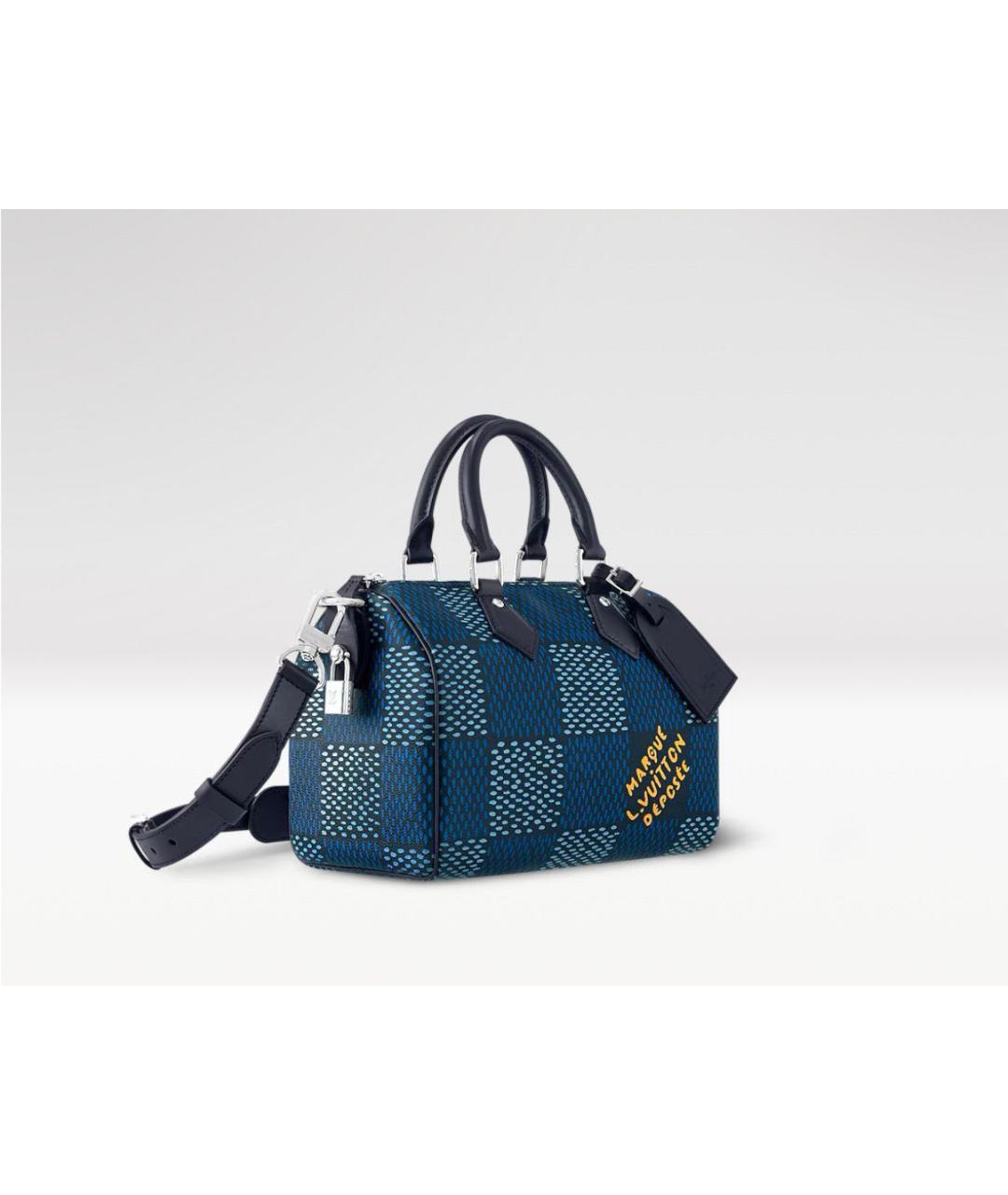 LOUIS VUITTON Синяя сумка через плечо, фото 2