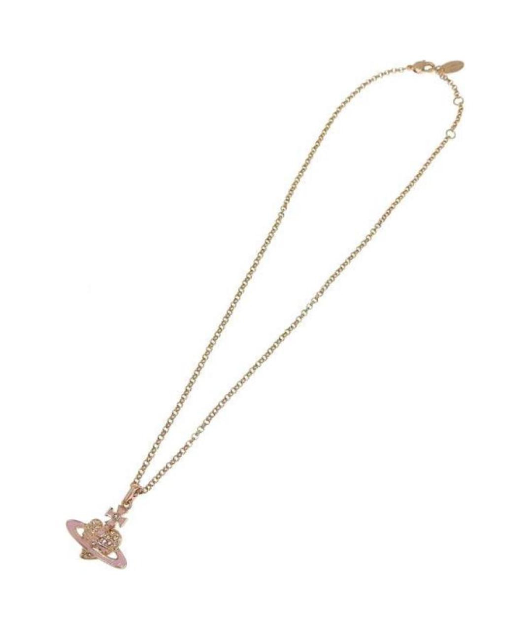 VIVIENNE WESTWOOD Розовая металлическая подвеска, фото 2