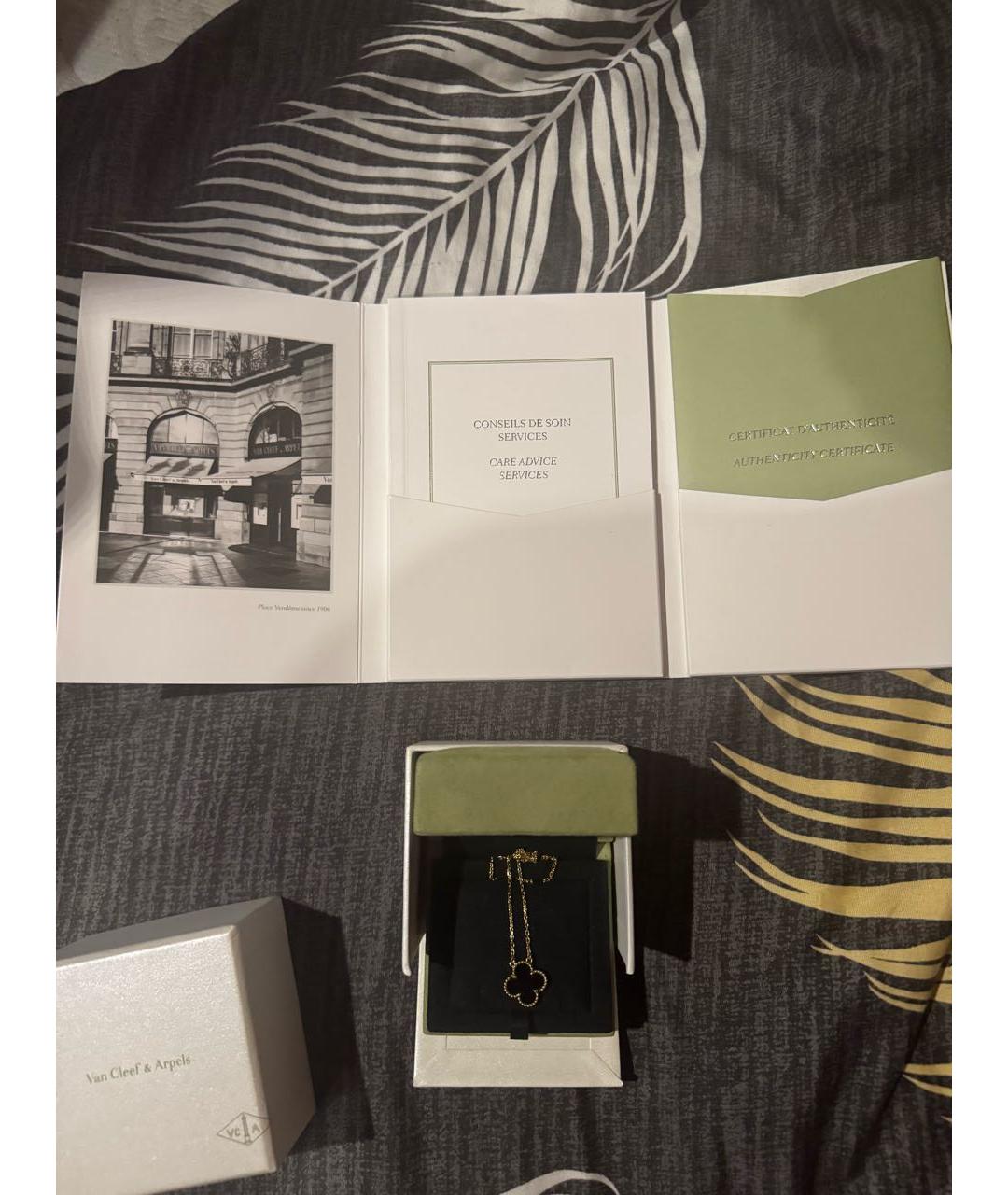 VAN CLEEF & ARPELS Черная подвеска, фото 4