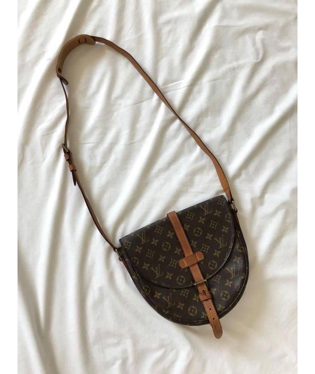 LOUIS VUITTON Коричневая сумка через плечо, фото 7