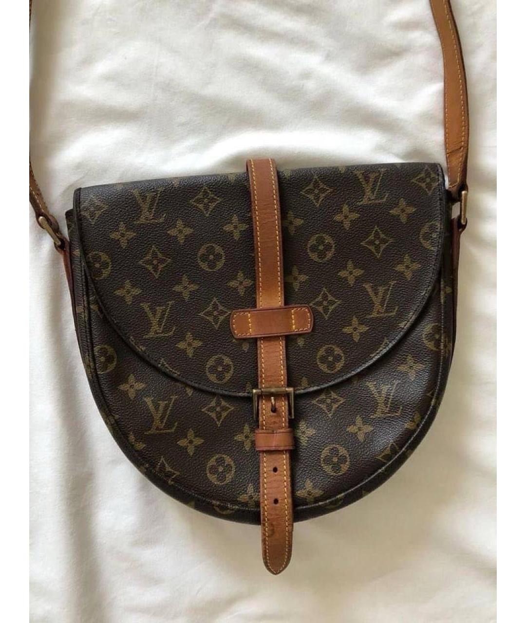LOUIS VUITTON Коричневая сумка через плечо, фото 2