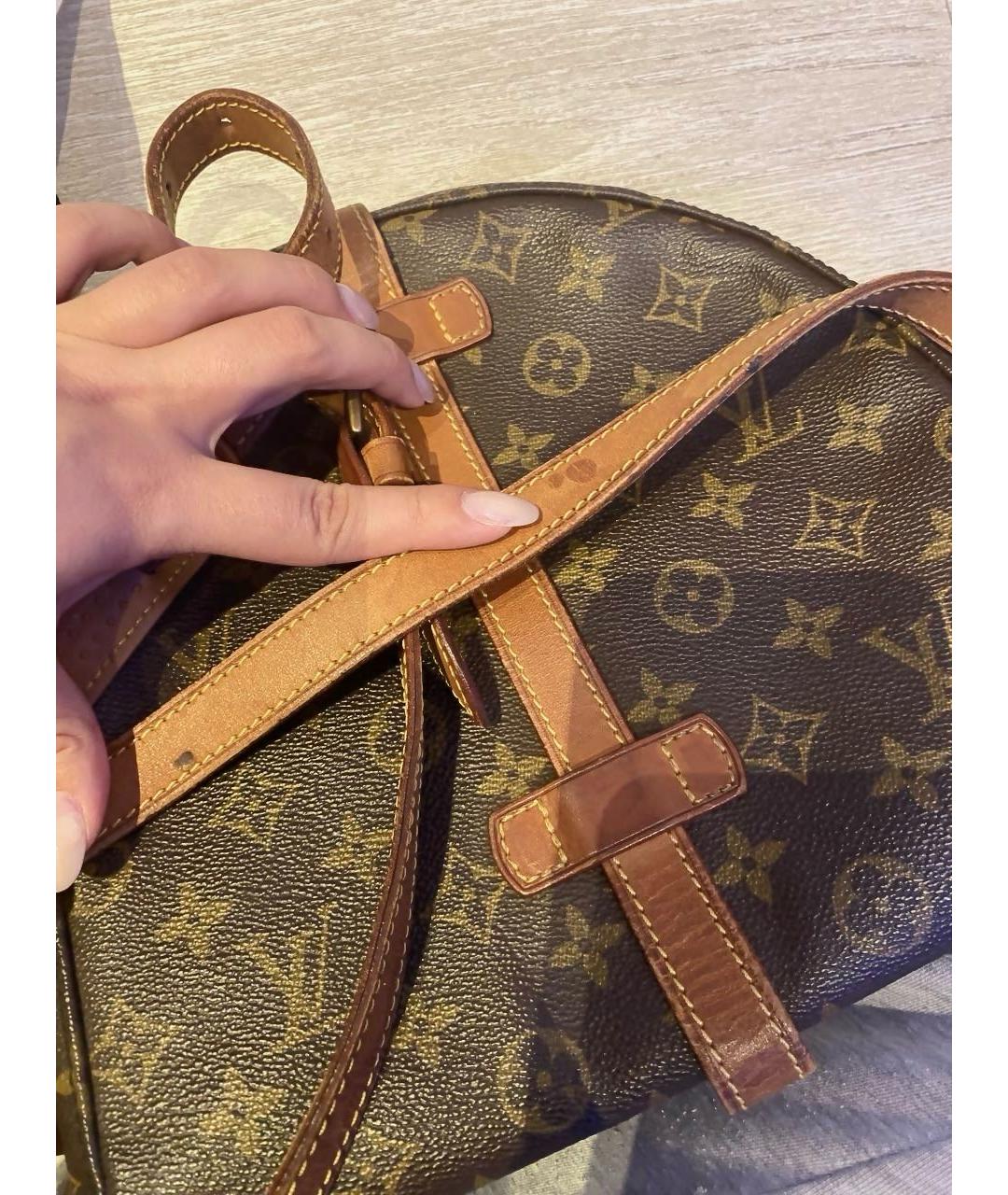LOUIS VUITTON Коричневая сумка через плечо, фото 6