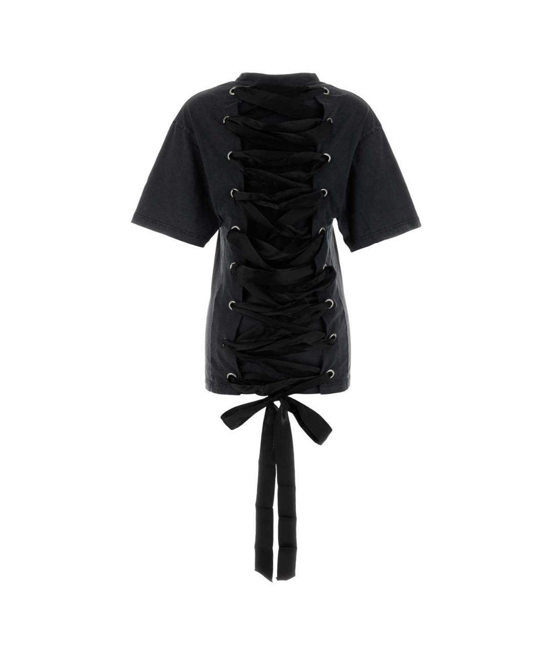 BALENCIAGA Серая хлопковая футболка, фото 2