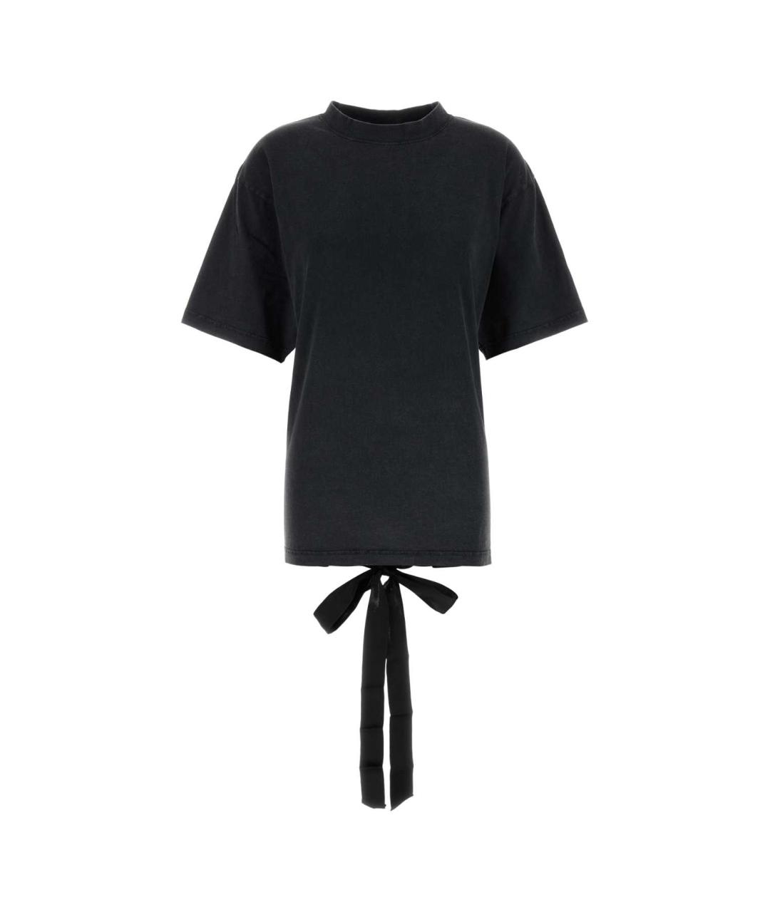 BALENCIAGA Серая хлопковая футболка, фото 1