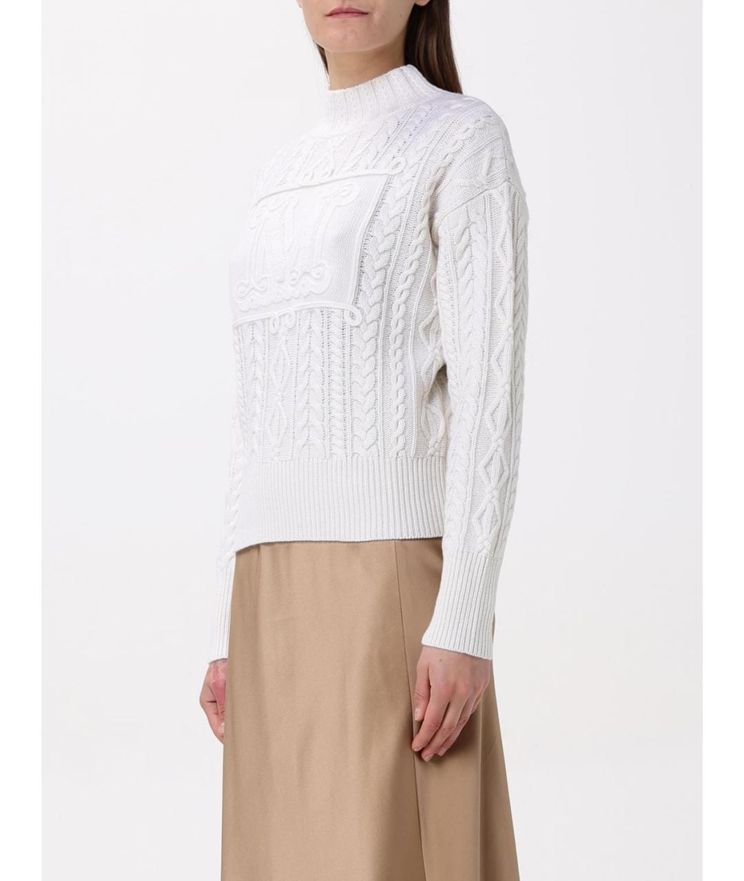 MAX MARA Белый джемпер / свитер, фото 5