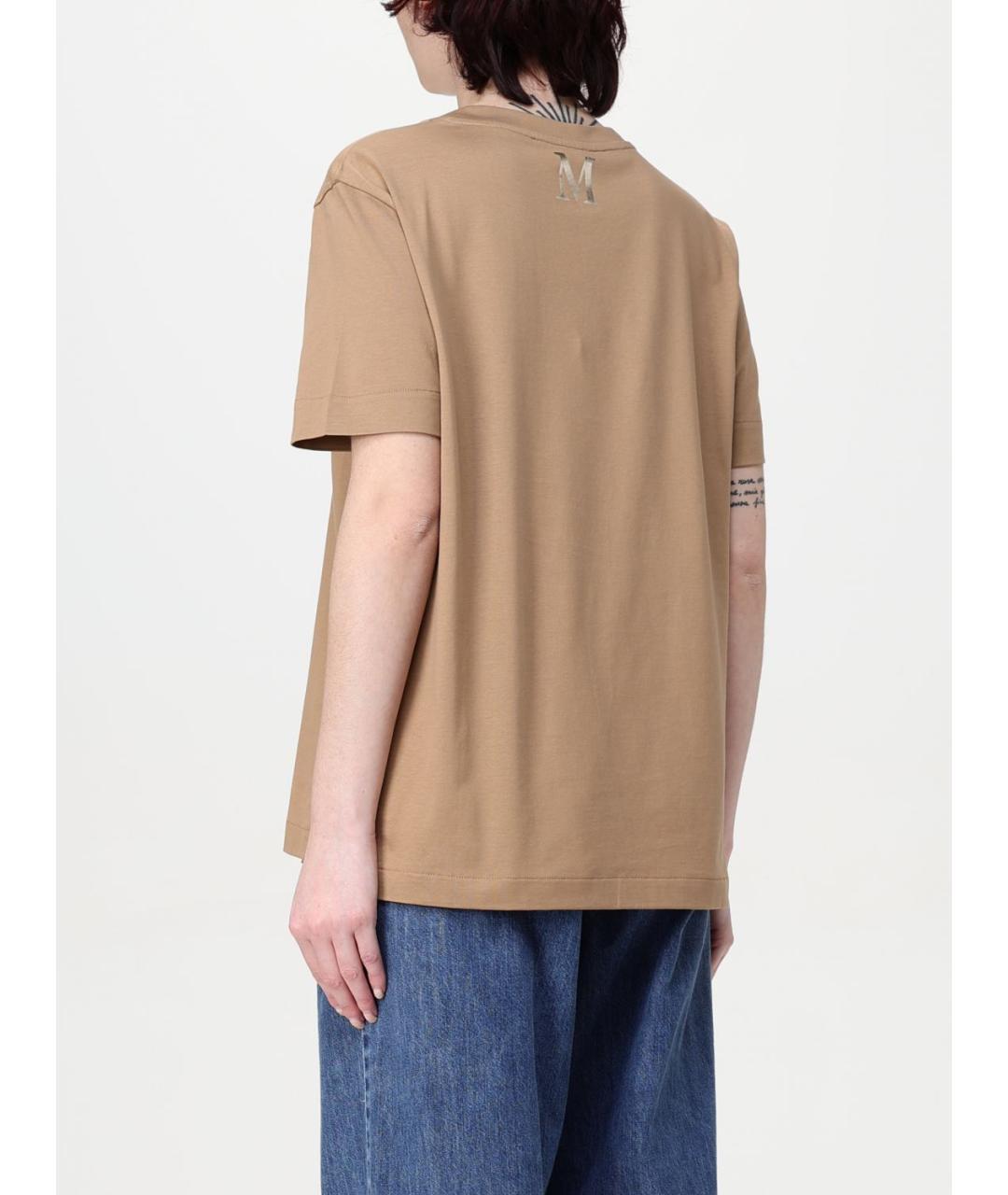 'S MAX MARA Бежевая футболка, фото 4