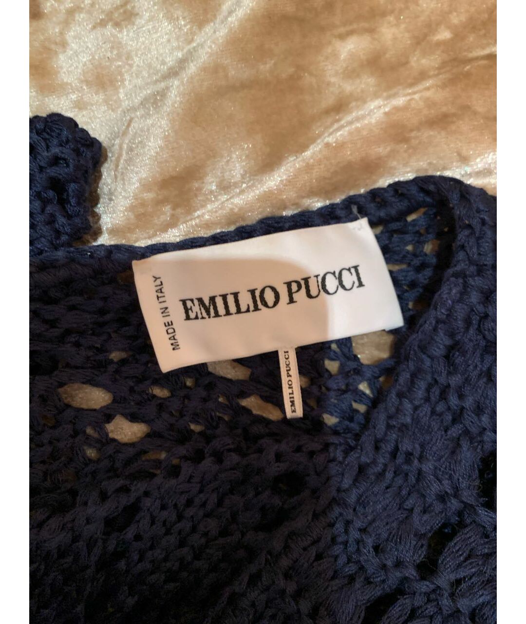 EMILIO PUCCI Синее повседневное платье, фото 5