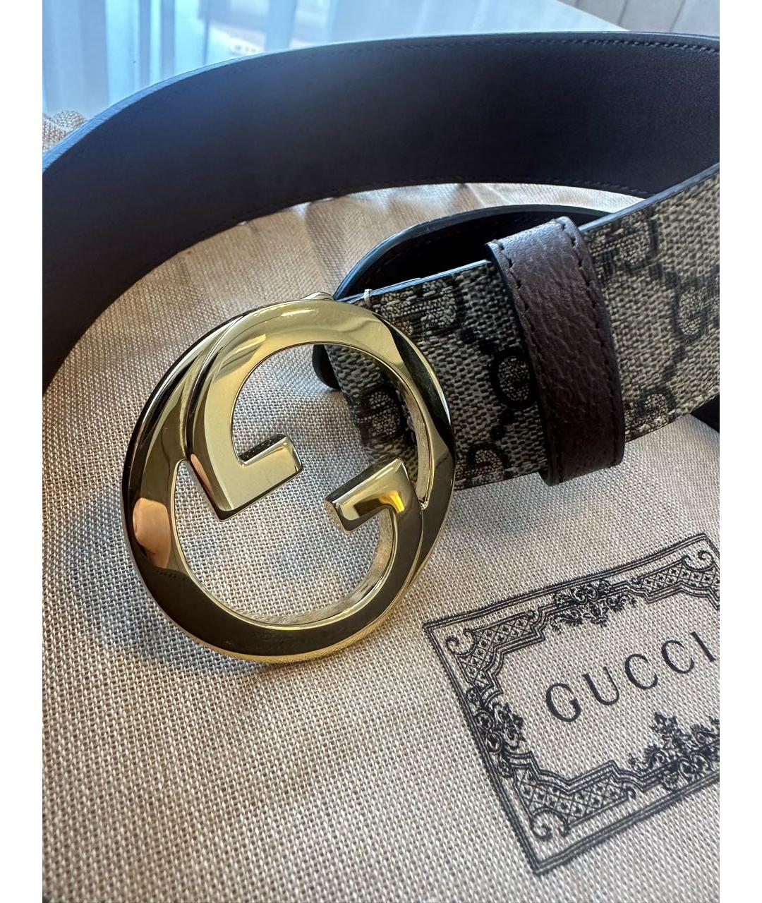 GUCCI Коричневый ремень, фото 2