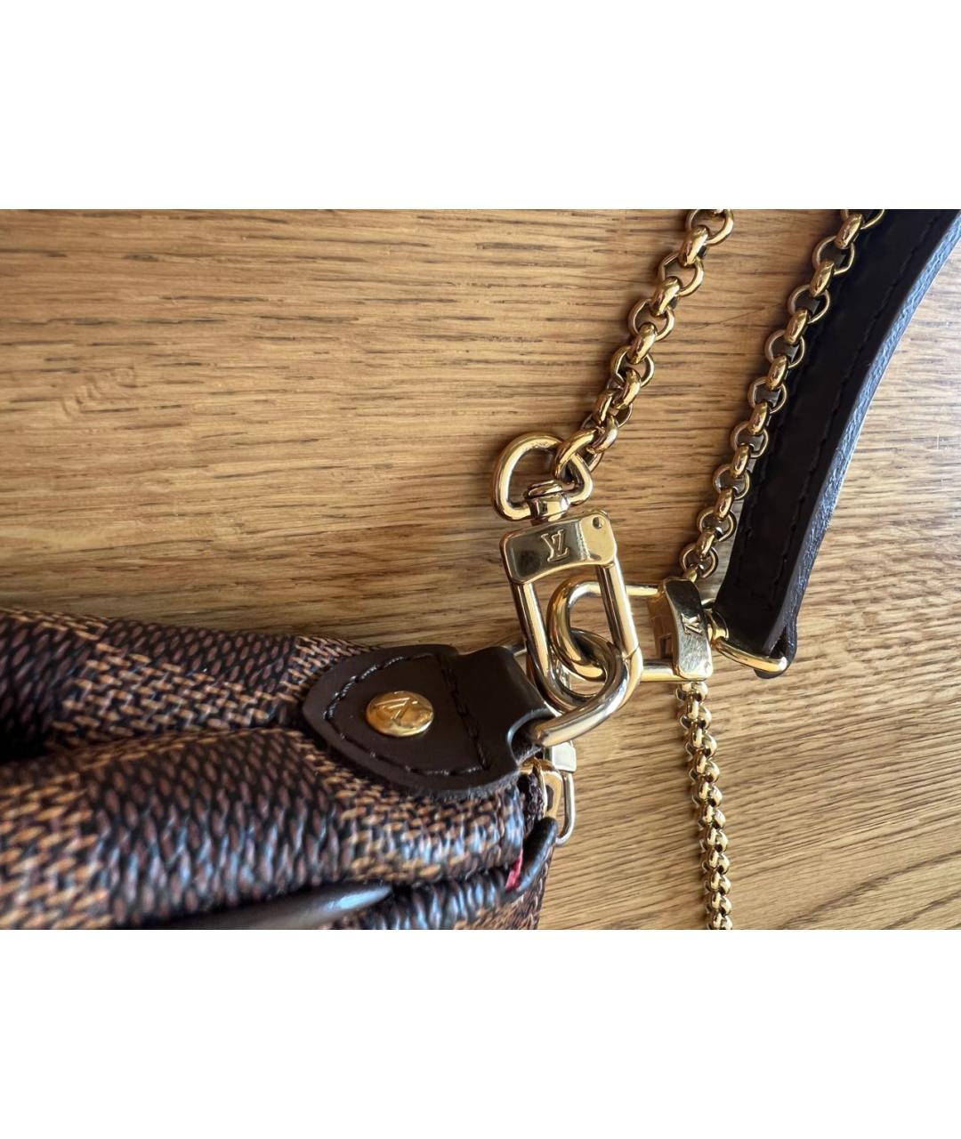 LOUIS VUITTON Коричневая сумка через плечо, фото 3