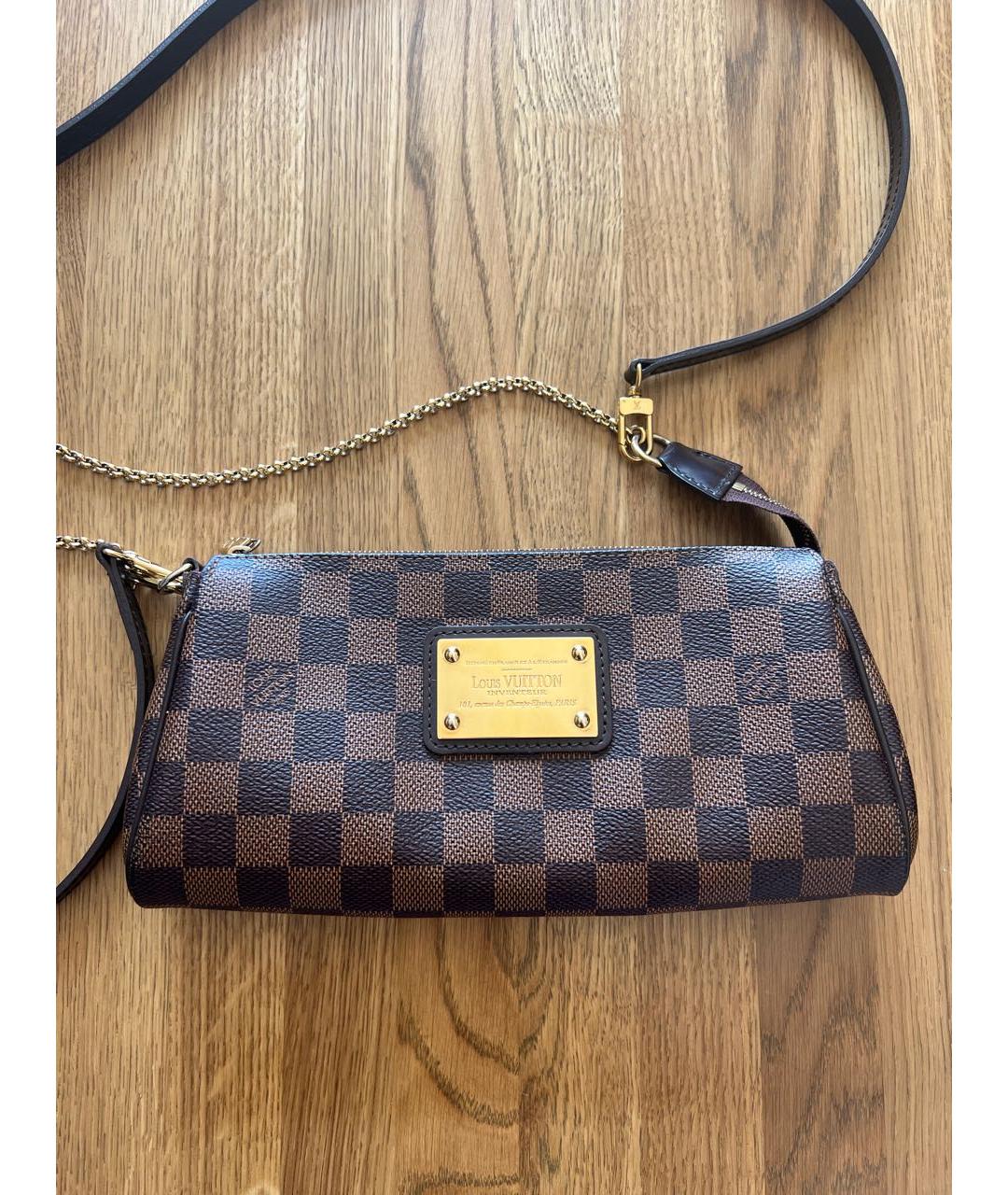 LOUIS VUITTON Коричневая сумка через плечо, фото 9