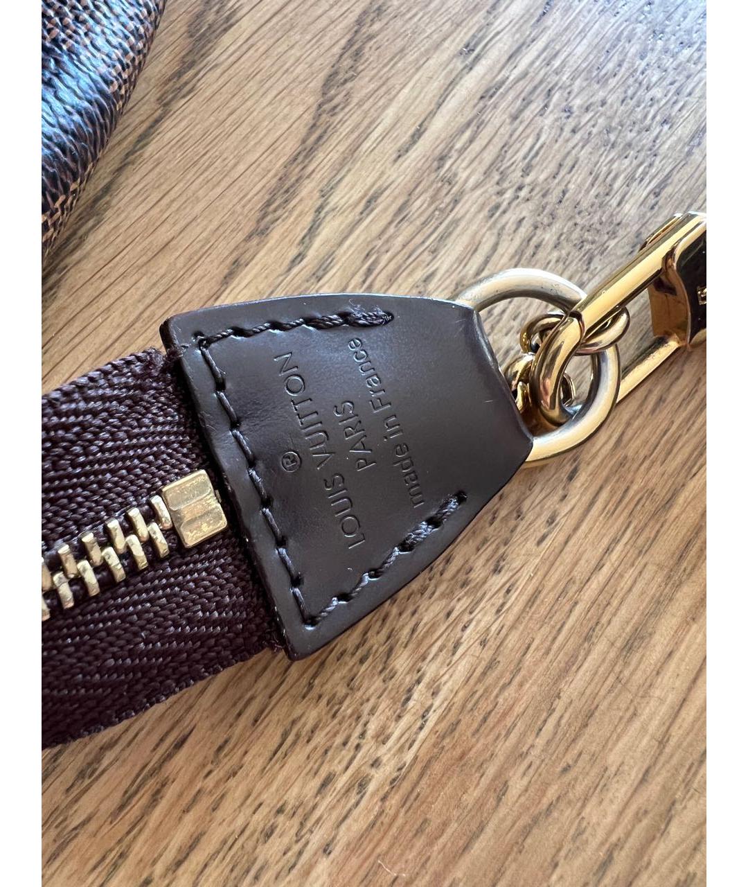 LOUIS VUITTON Коричневая сумка через плечо, фото 5
