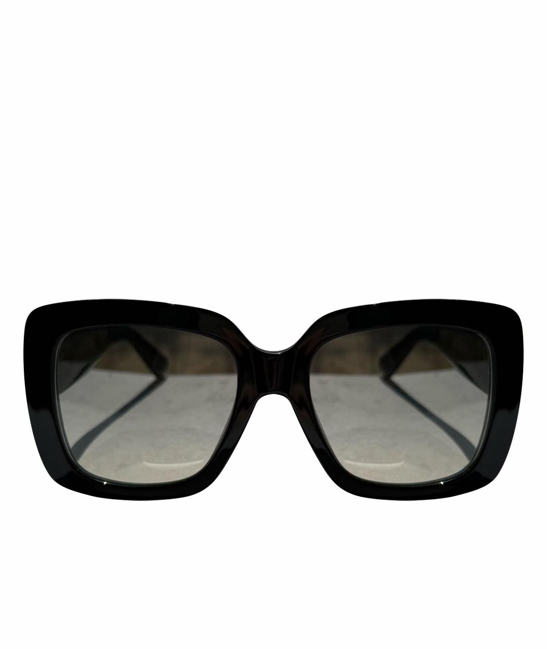 GUCCI Черные пластиковые солнцезащитные очки, фото 1