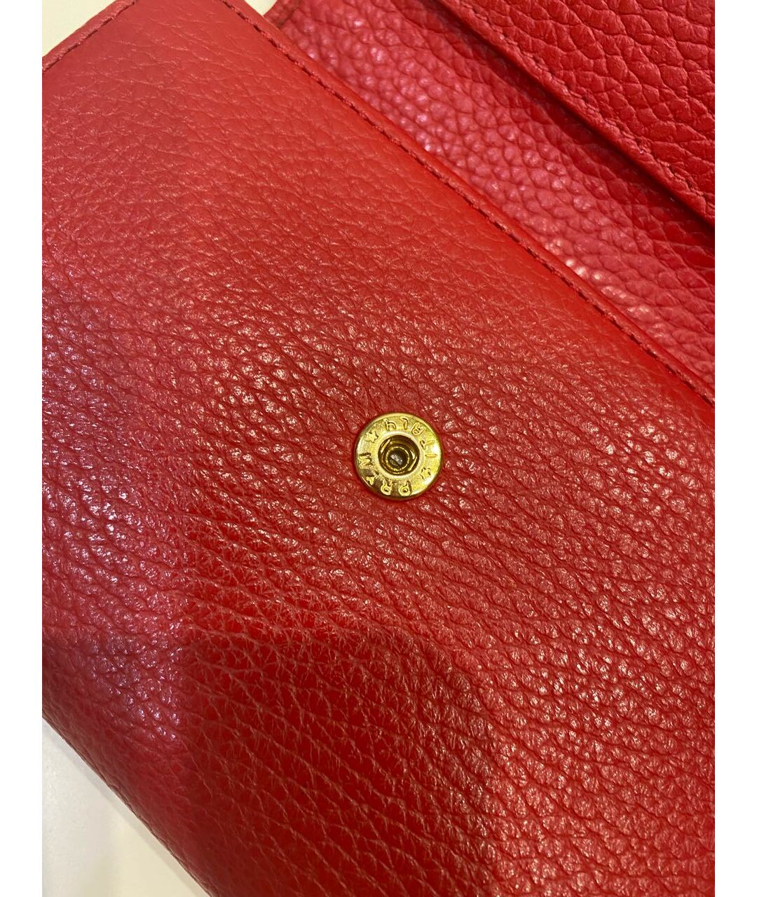 COCCINELLE Красный кожаный кошелек, фото 4