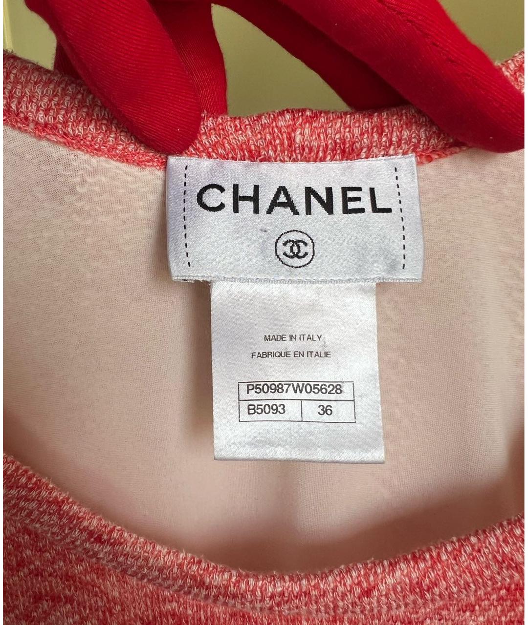 CHANEL Мульти твидовое повседневное платье, фото 5