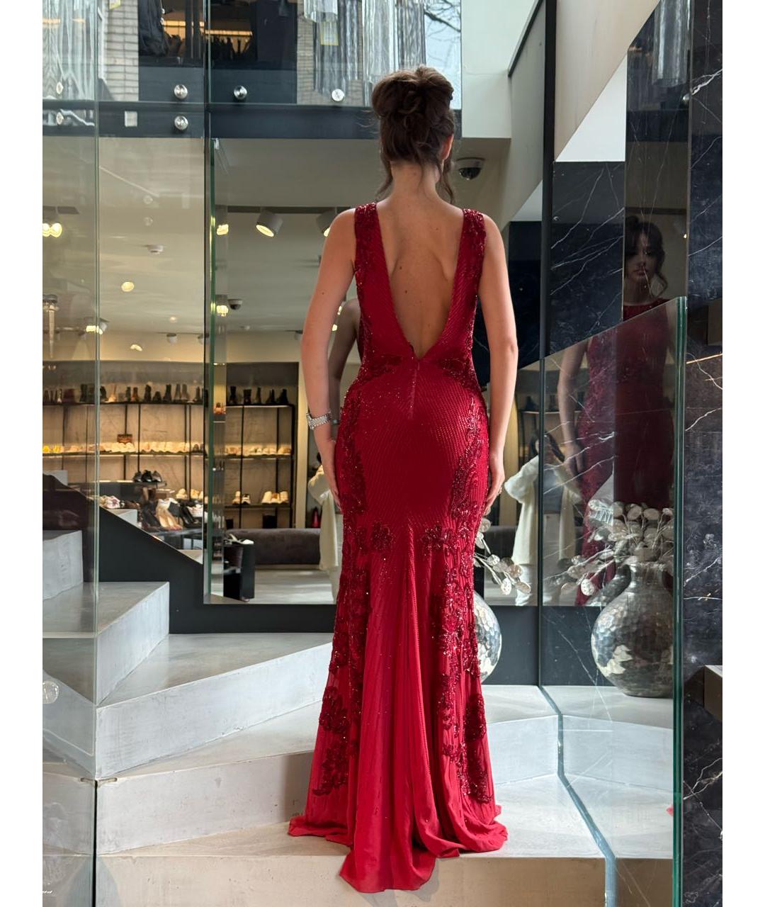 ROBERTO CAVALLI Красное вечернее платье, фото 2