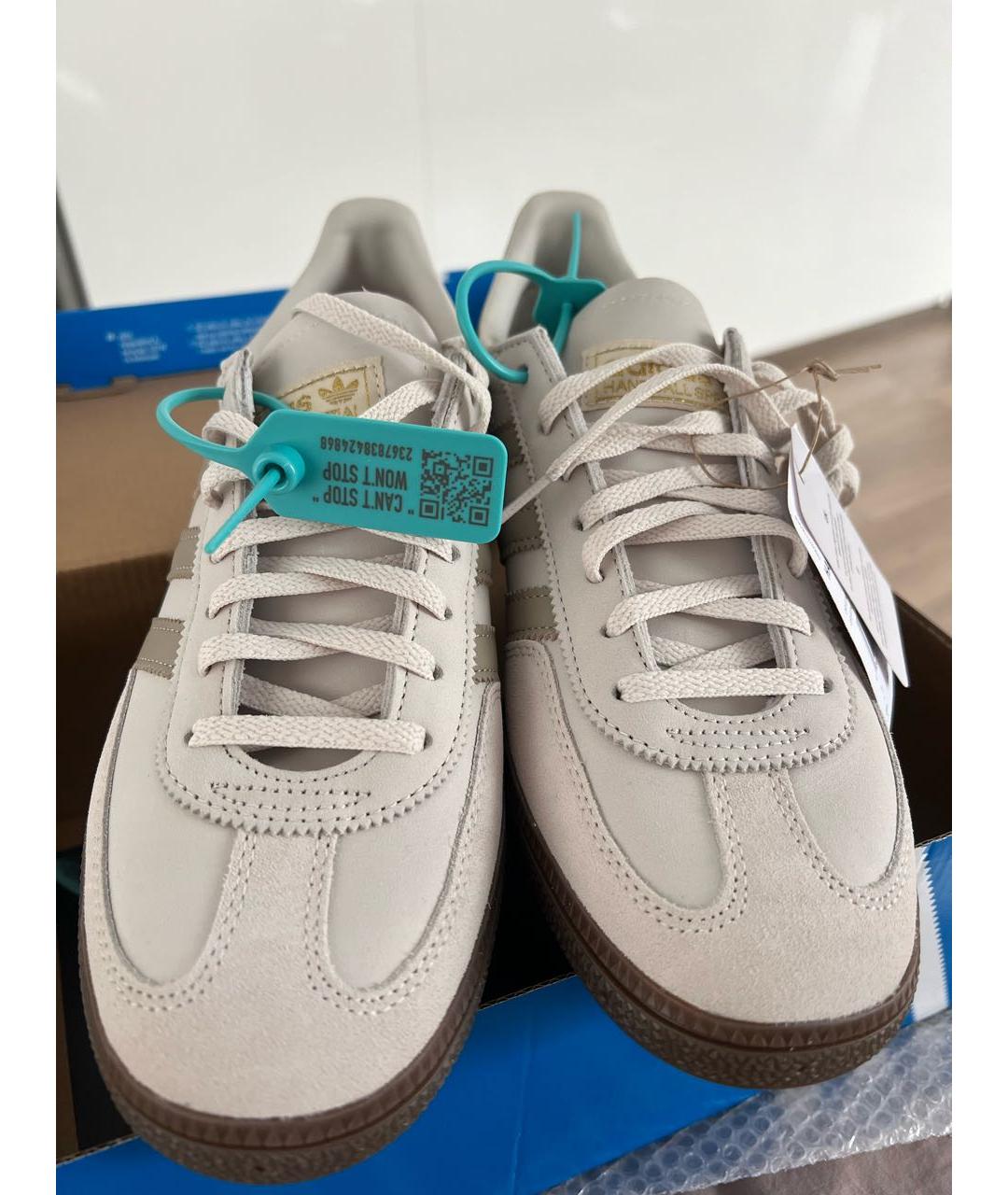 ADIDAS Бежевые замшевые кеды, фото 2