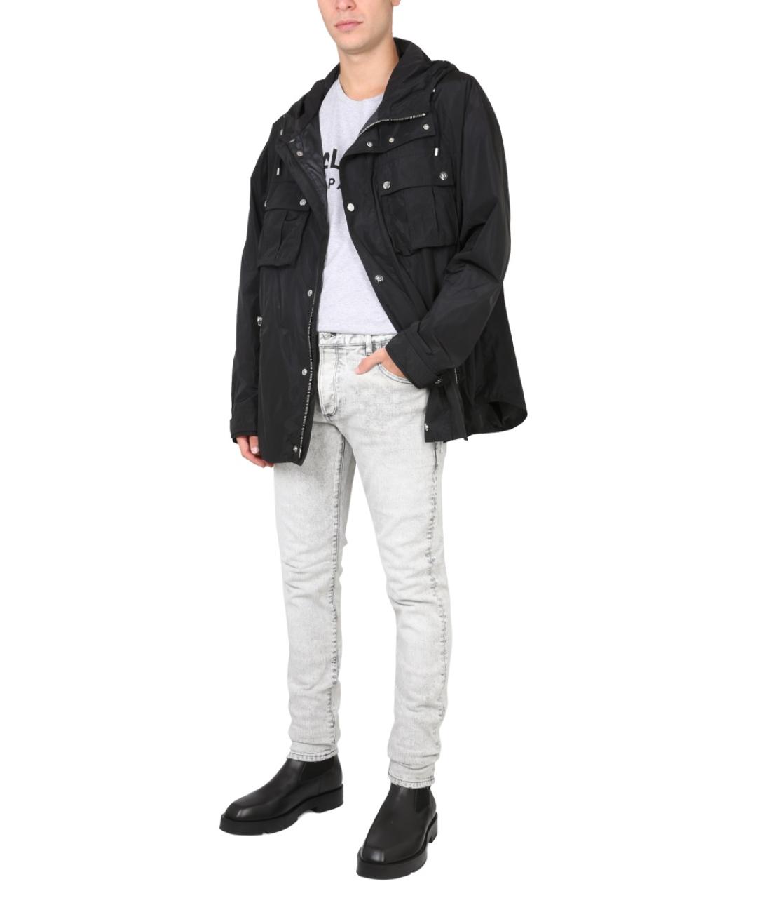 BALMAIN Черная полиэстеровая куртка, фото 3