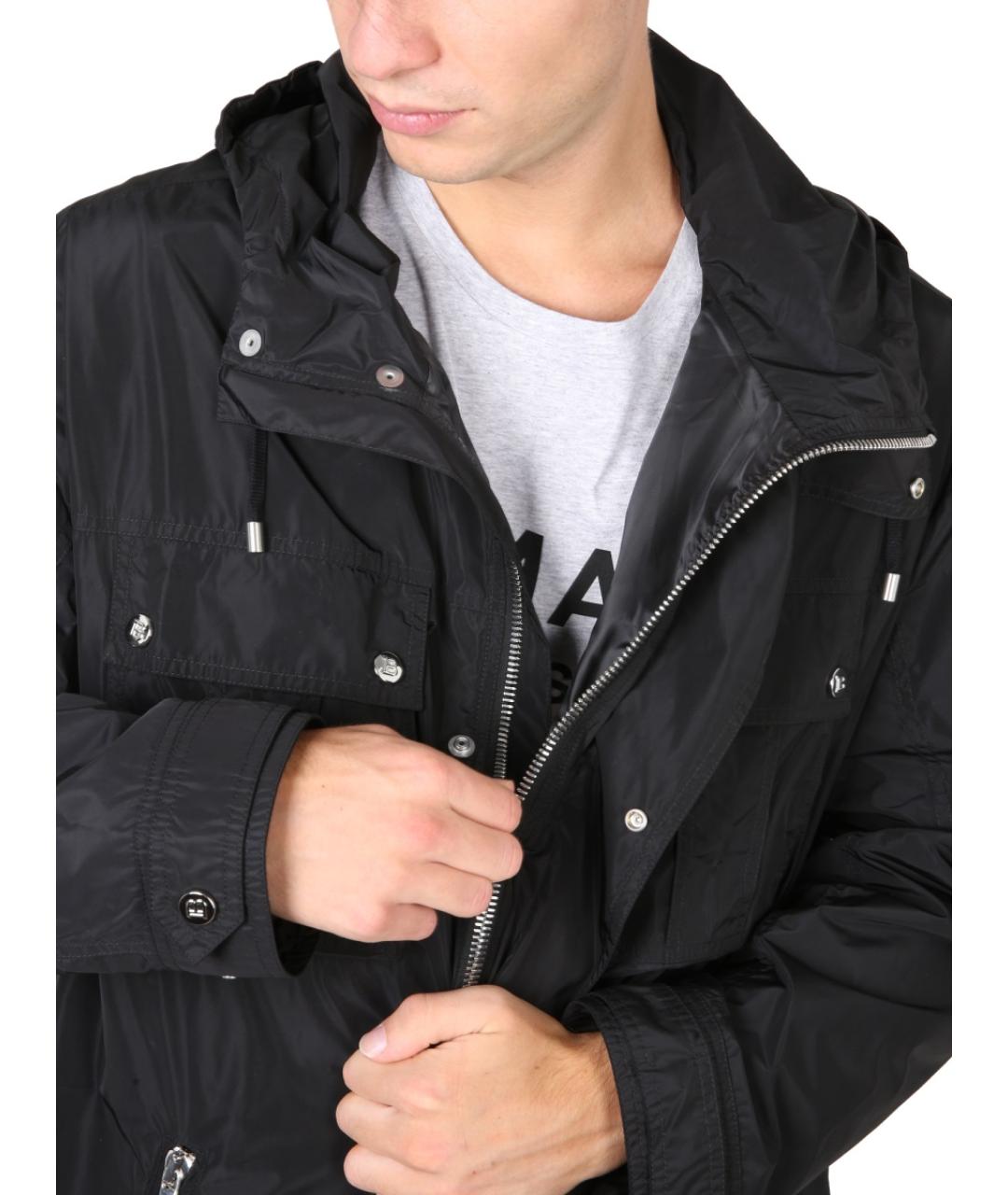 BALMAIN Черная полиэстеровая куртка, фото 4