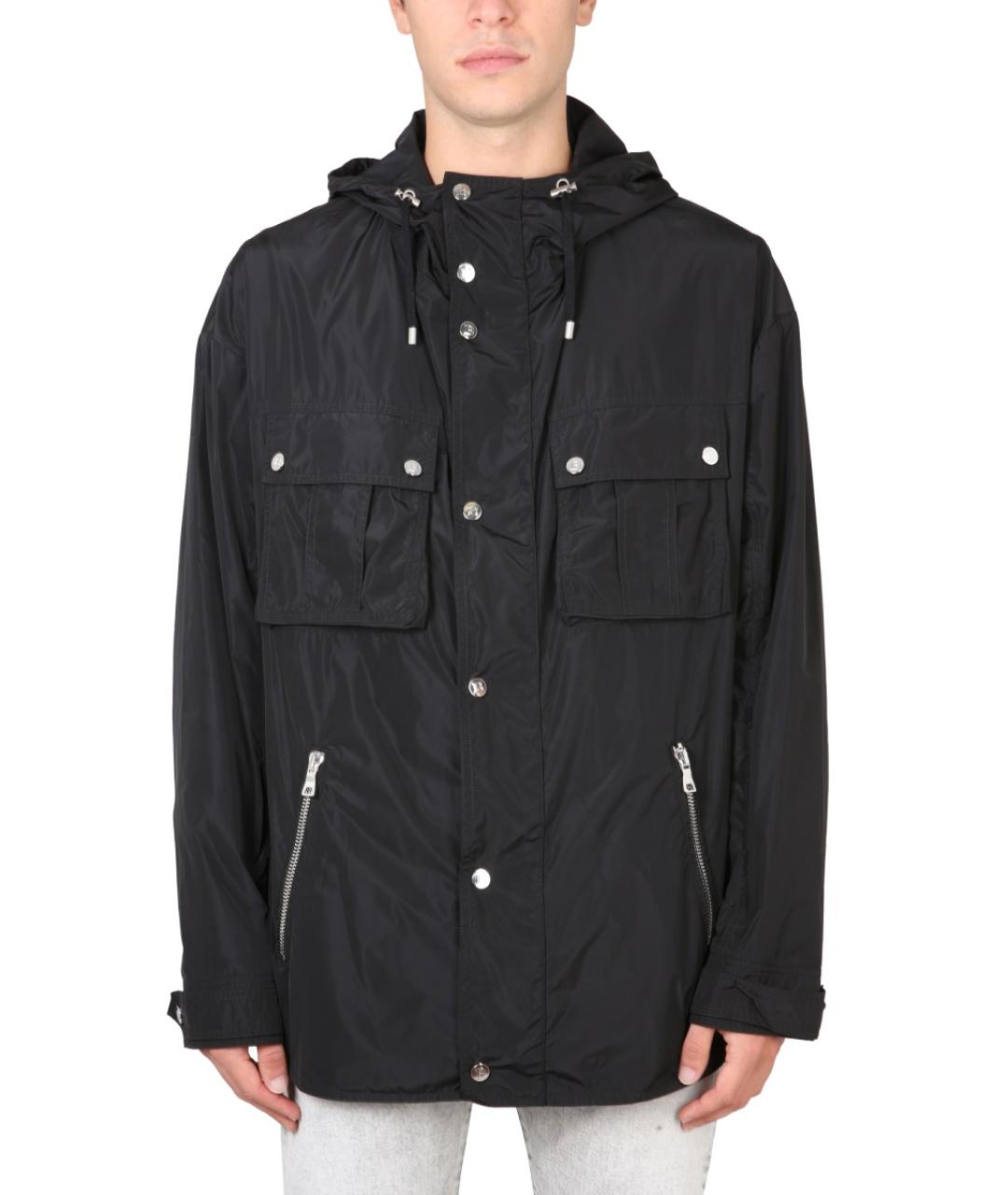 BALMAIN Черная полиэстеровая куртка, фото 2