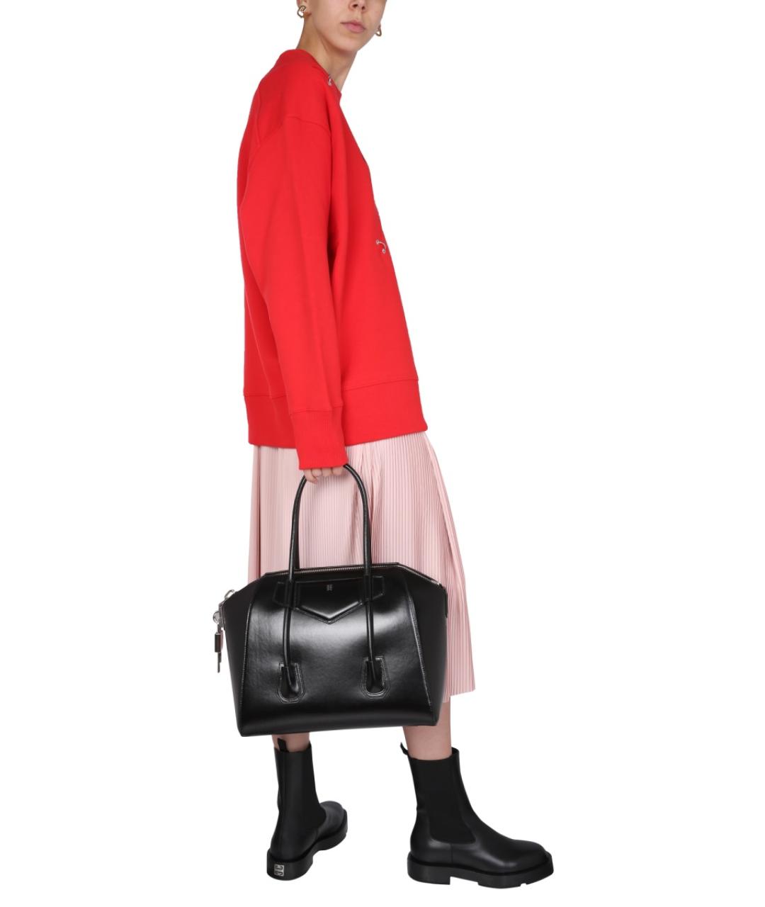 GIVENCHY Розовая полиэстеровая юбка миди, фото 3