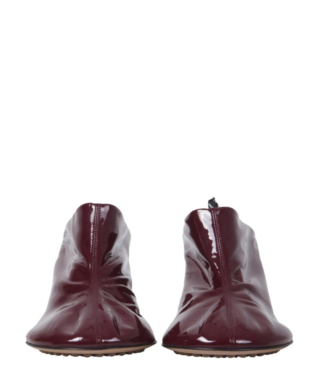 BOTTEGA VENETA Фиолетовые кожаные мюли, фото 2