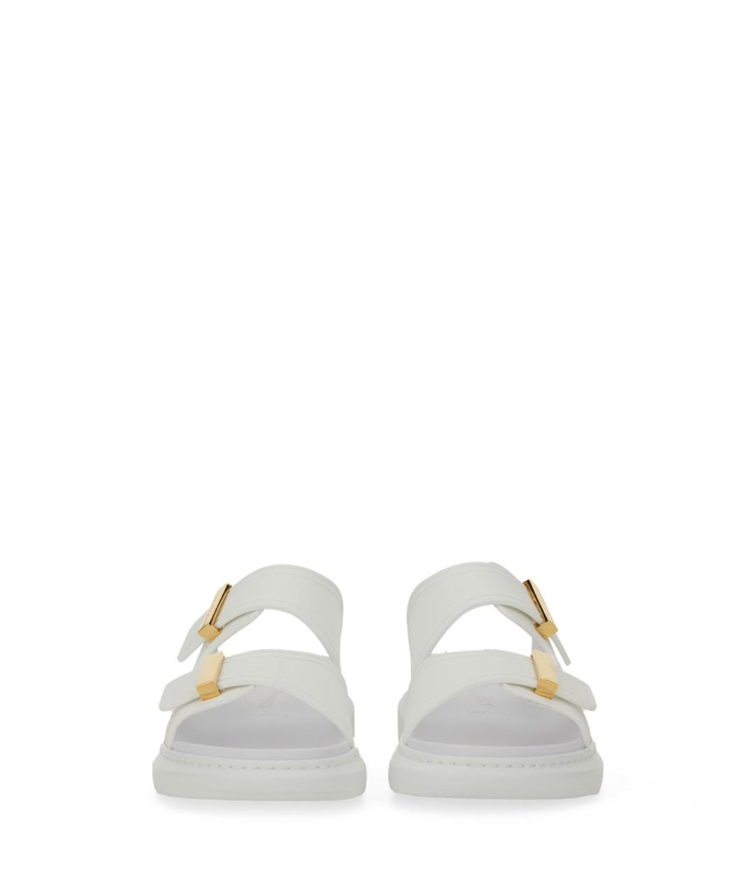 ALEXANDER MCQUEEN Белые сандалии, фото 4