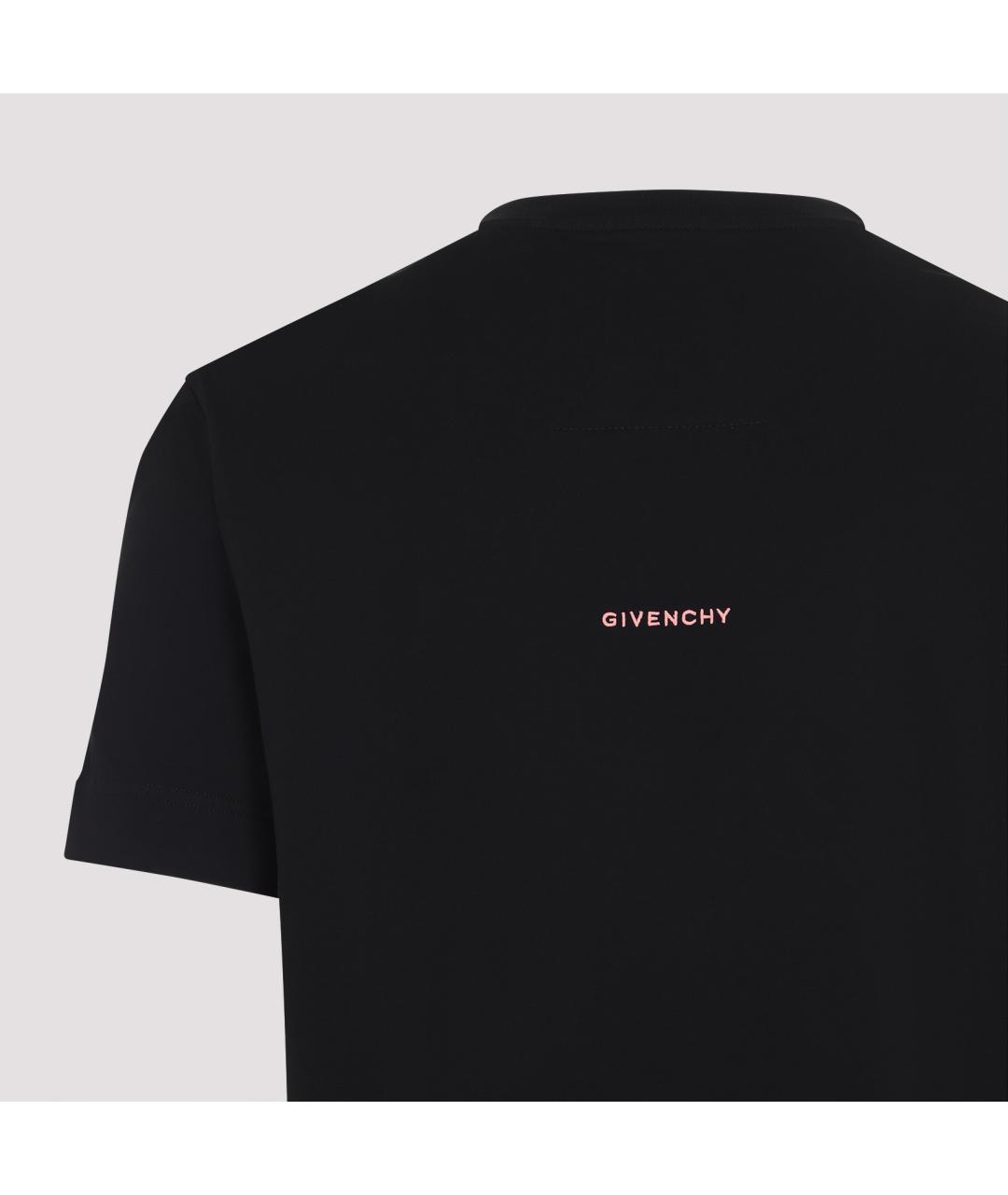 GIVENCHY Черная хлопковая футболка, фото 5