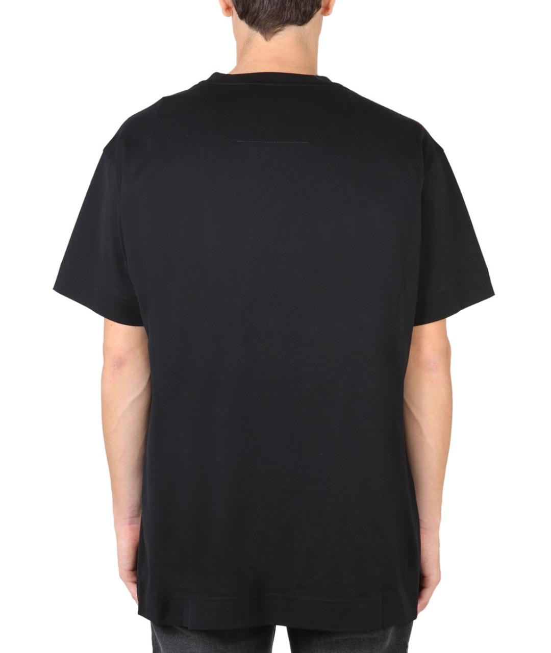 GIVENCHY Черная хлопковая футболка, фото 4