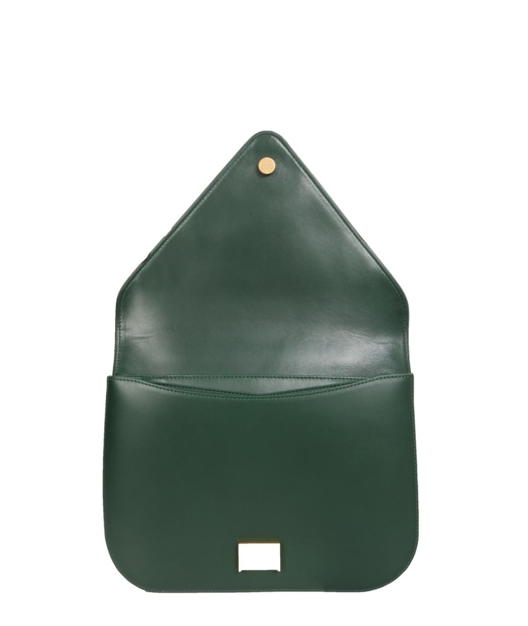 BOTTEGA VENETA Зеленая кожаная сумка через плечо, фото 5