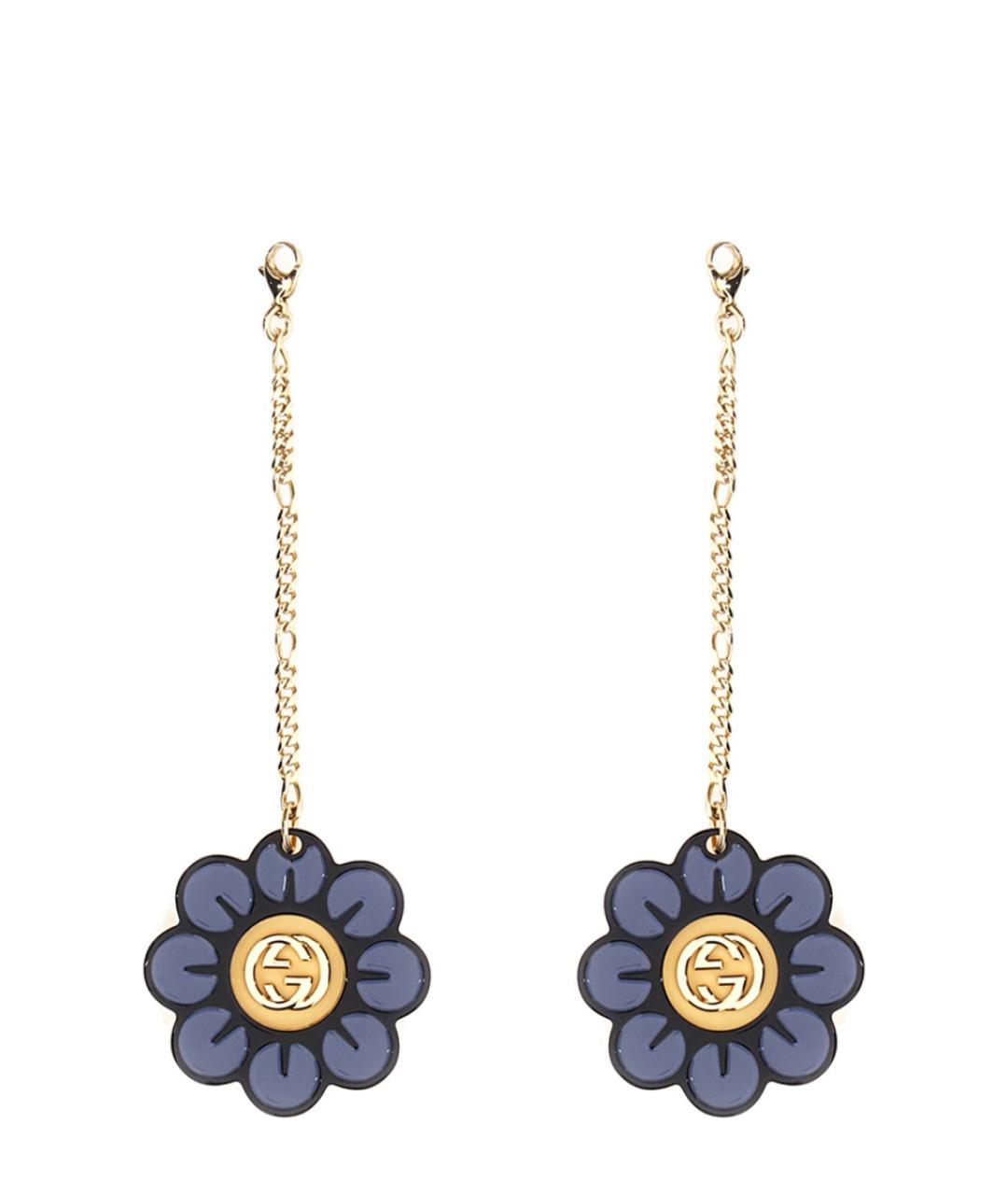 GUCCI Золотые металлические солнцезащитные очки, фото 5