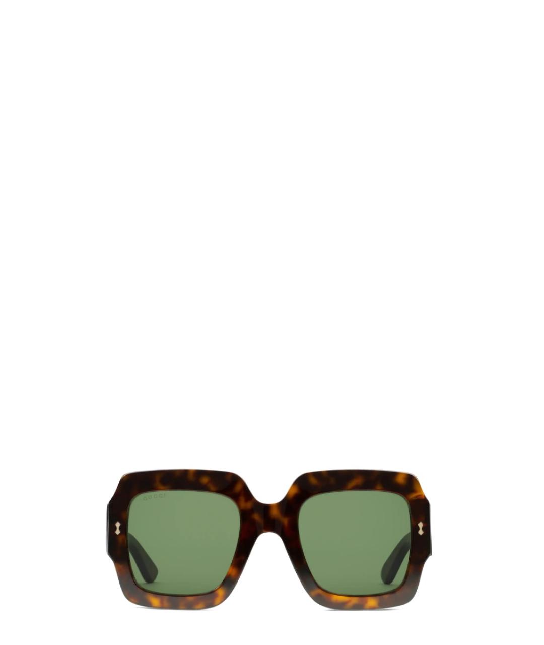 GUCCI Коричневые солнцезащитные очки, фото 1