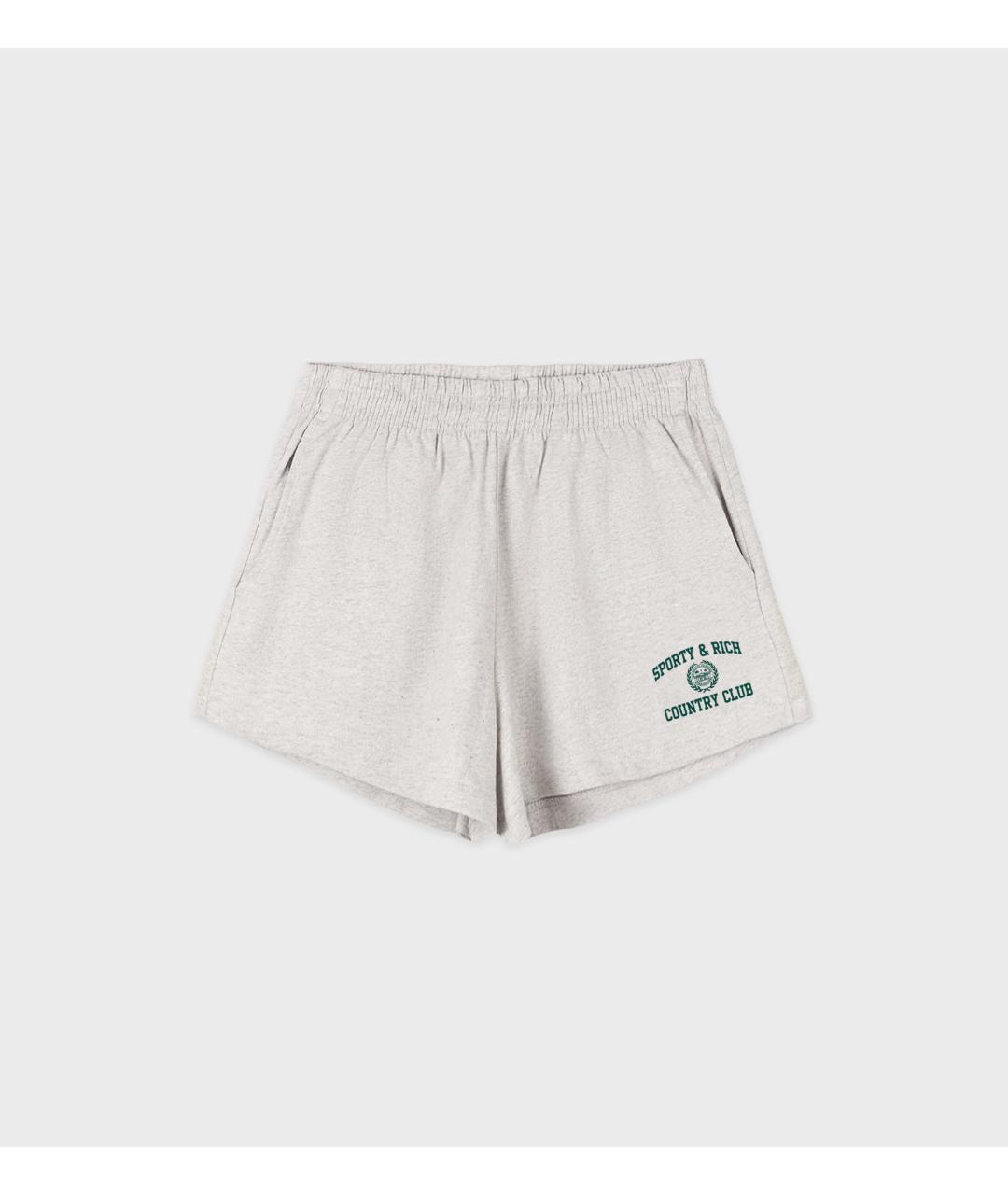 SPORTY AND RICH Серые хлопковые шорты, фото 7
