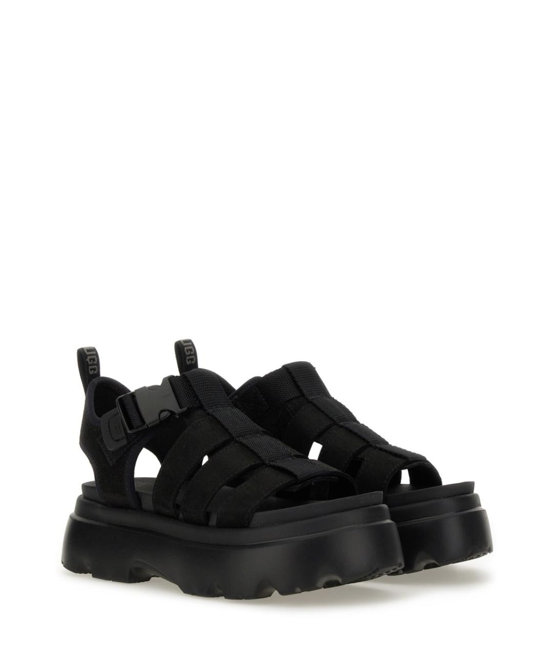 UGG AUSTRALIA Черные сандалии, фото 2