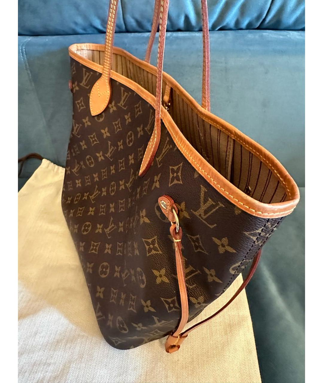 LOUIS VUITTON Коричневая сумка тоут, фото 2