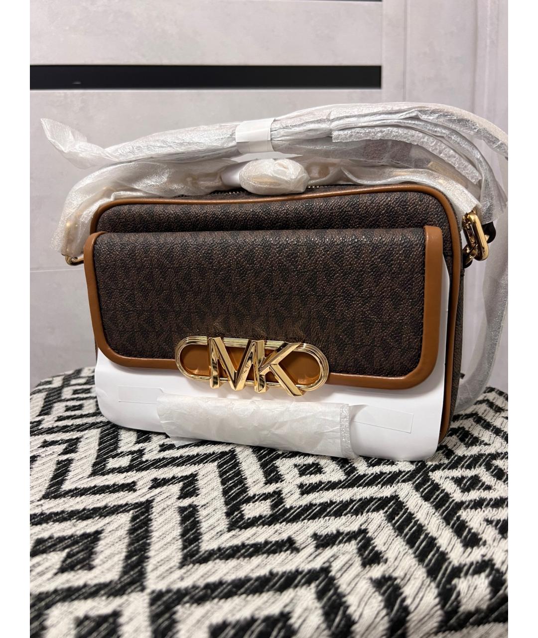 MICHAEL KORS Коричневая сумка через плечо, фото 2