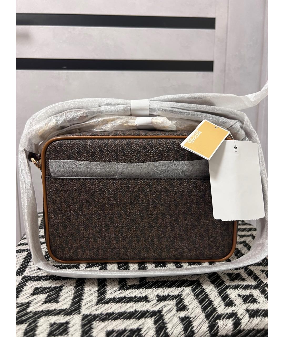 MICHAEL KORS Коричневая сумка через плечо, фото 4