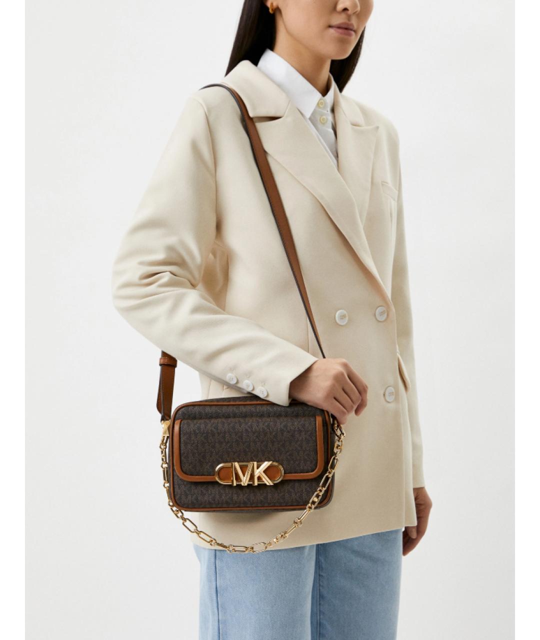 MICHAEL KORS Коричневая сумка через плечо, фото 8