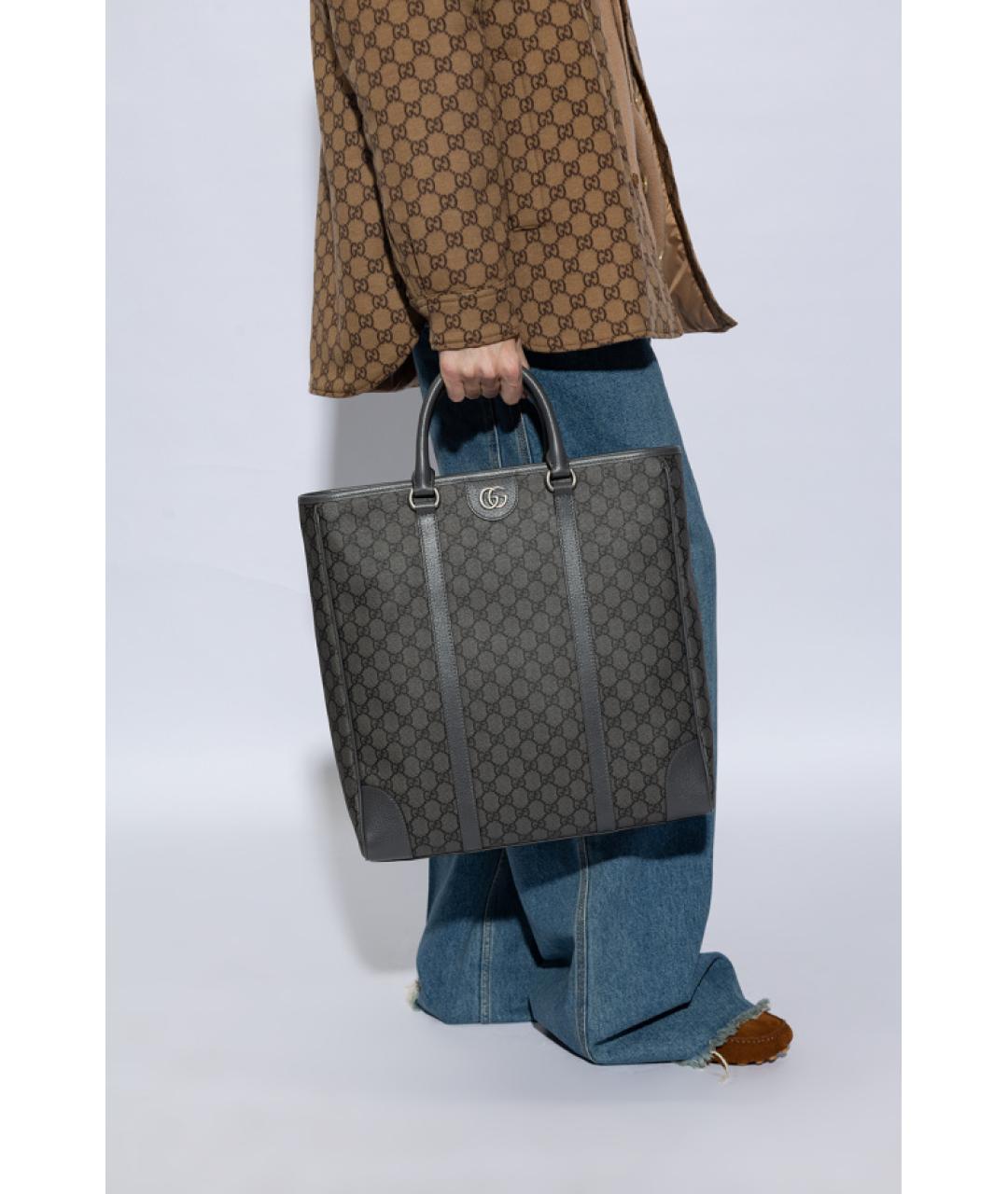 GUCCI Серая сумка на плечо, фото 4