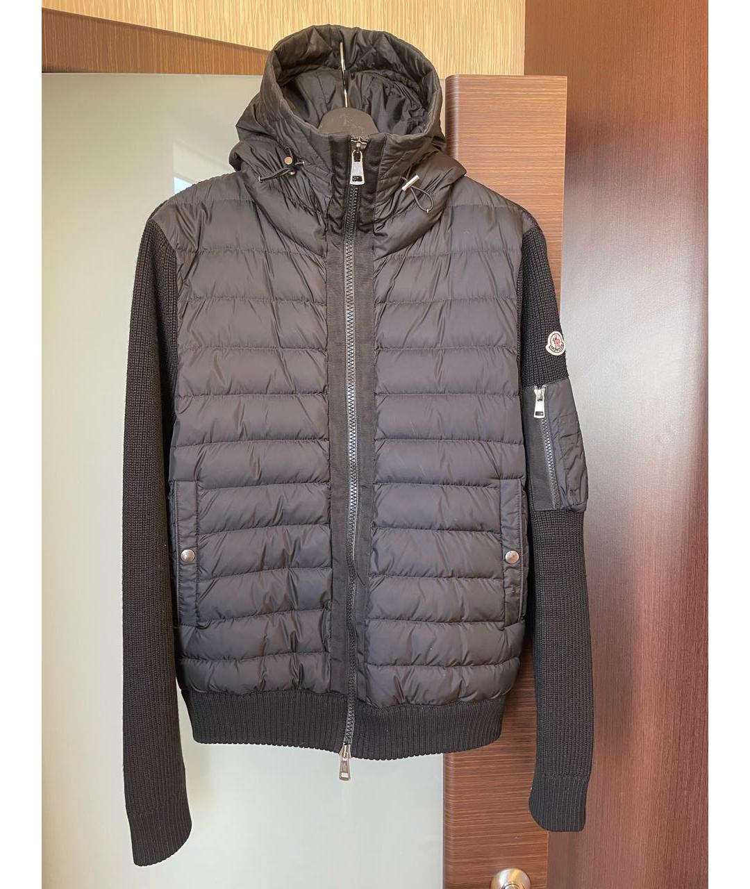 MONCLER Черная куртка, фото 4