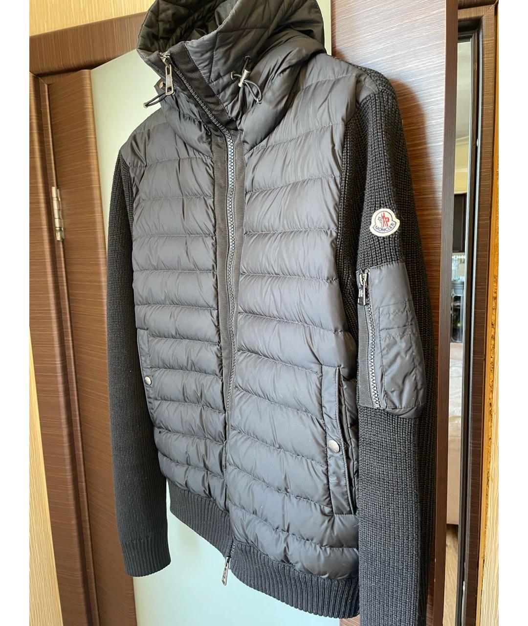 MONCLER Черная куртка, фото 3