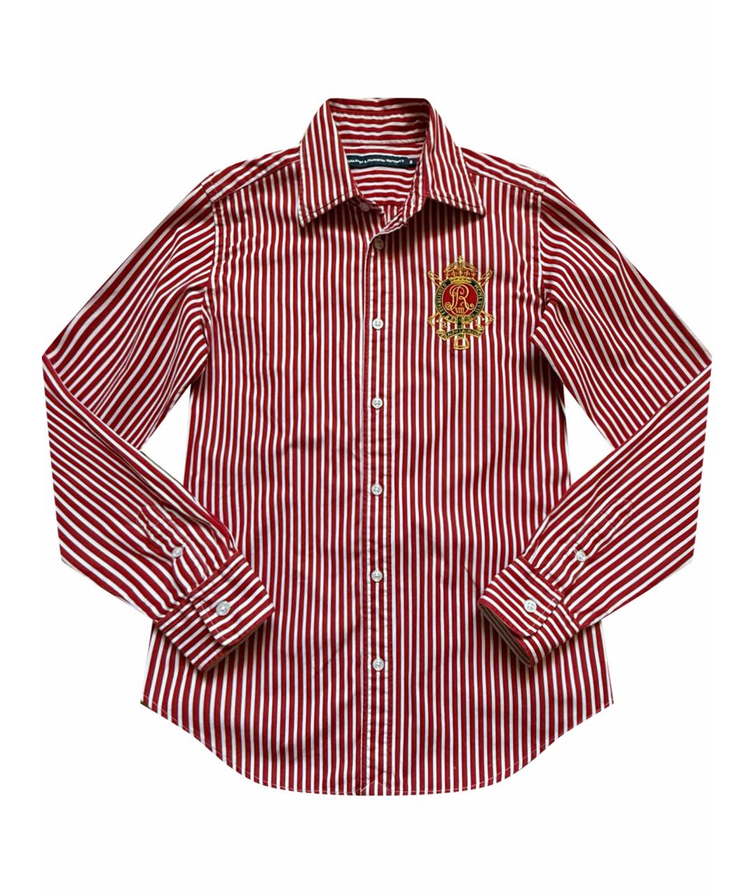RALPH LAUREN Красная хлопковая рубашка, фото 1
