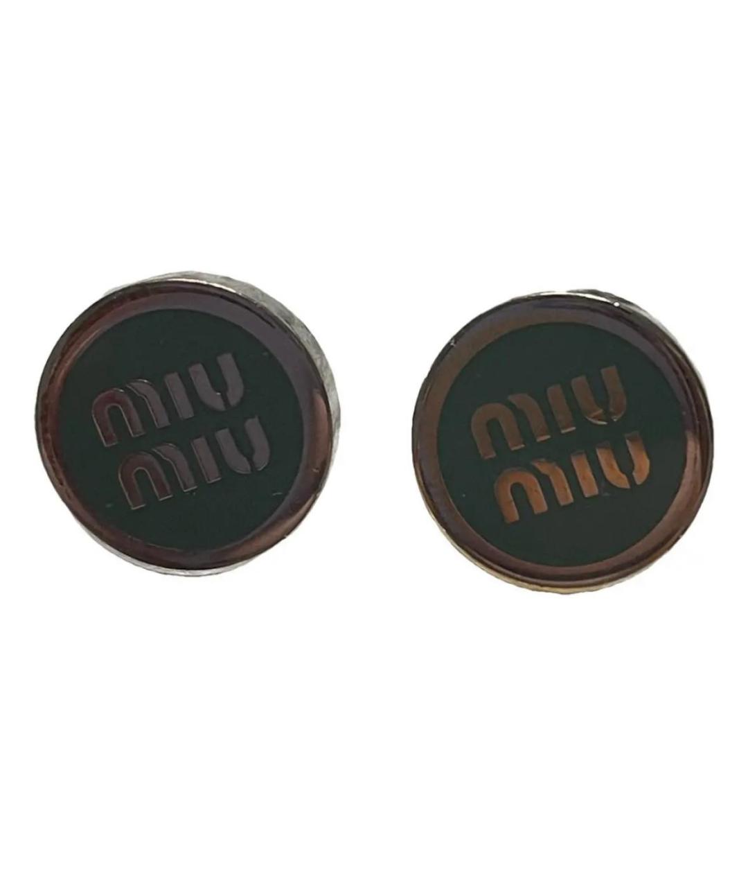 MIU MIU Бирюзовые серьги, фото 6