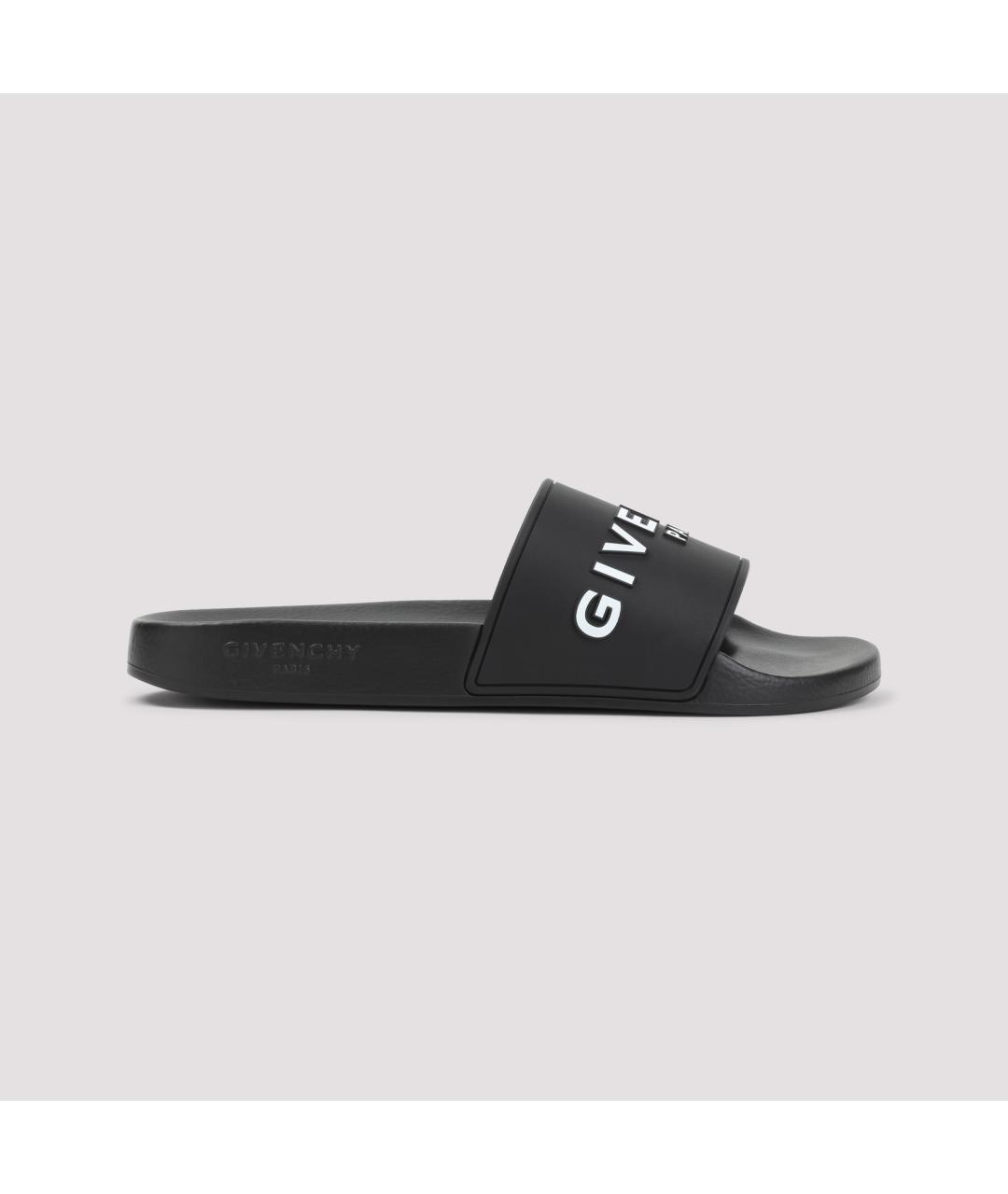 GIVENCHY Черные шлепанцы, фото 3