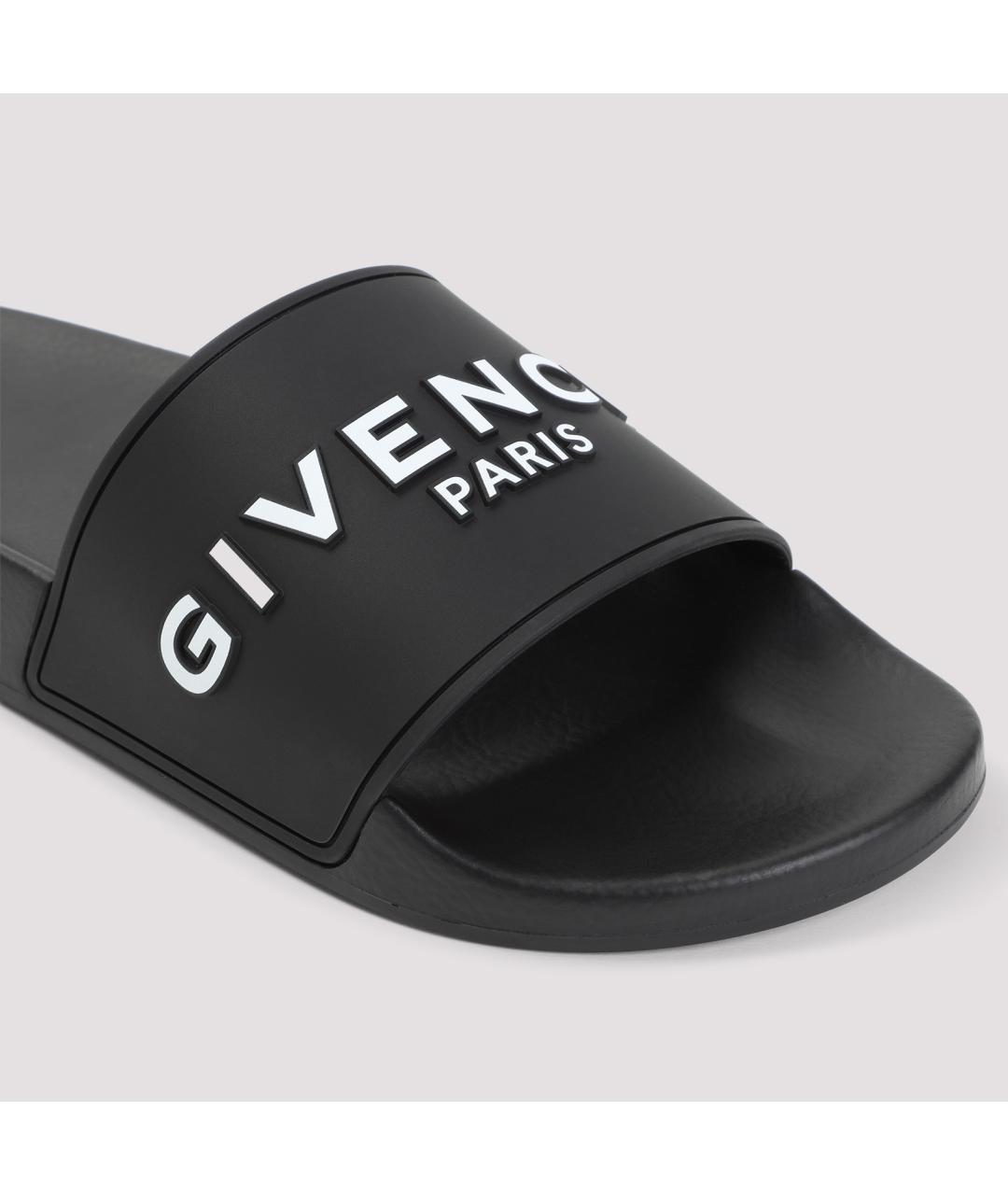 GIVENCHY Черные шлепанцы, фото 6