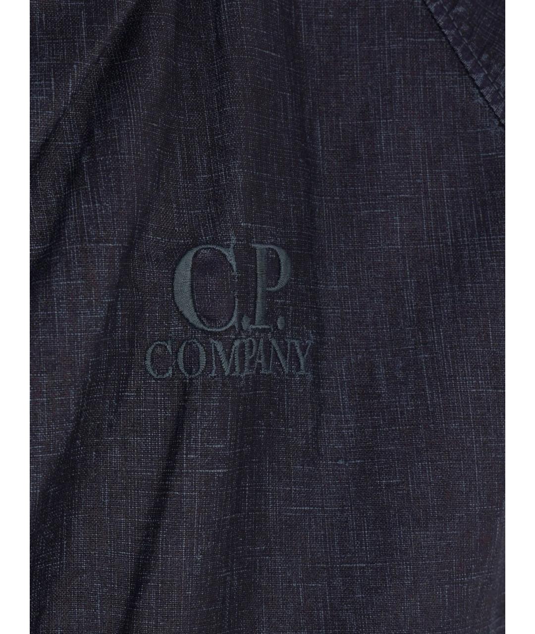 CP COMPANY Черная льняная куртка, фото 2