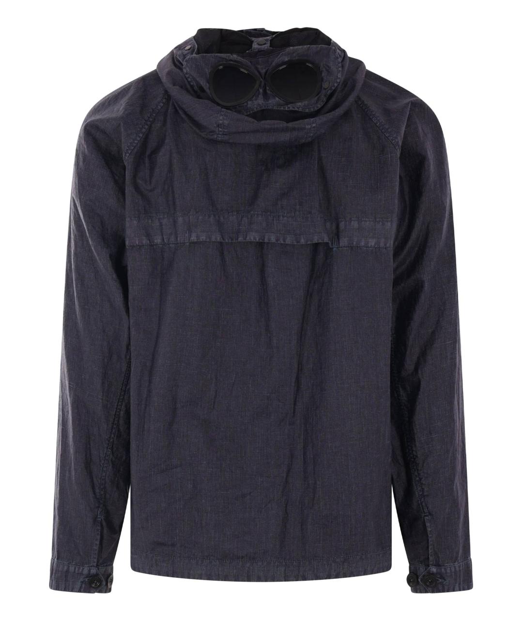CP COMPANY Черная льняная куртка, фото 4