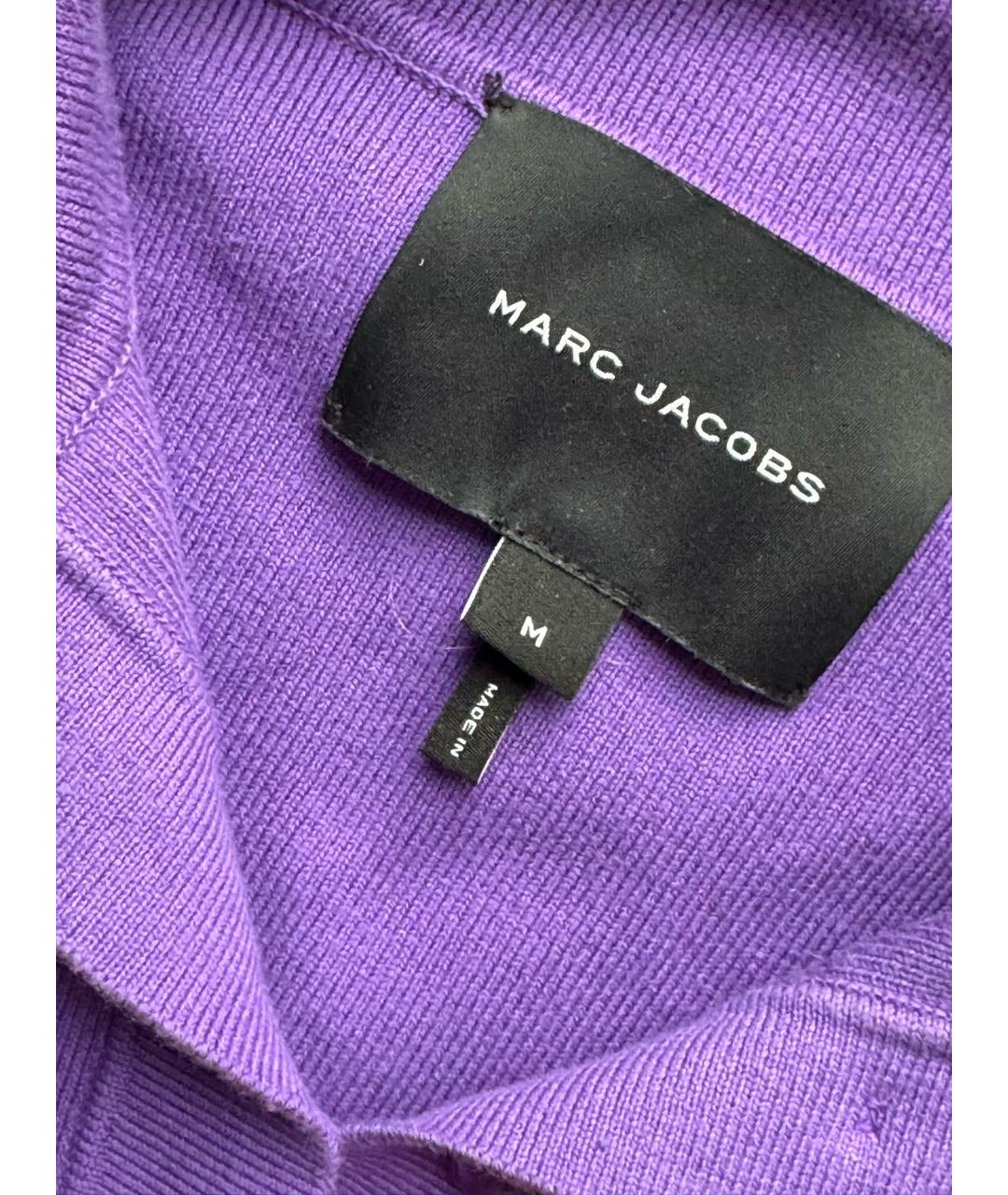 MARC JACOBS Фиолетовое хлопковое повседневное платье, фото 5