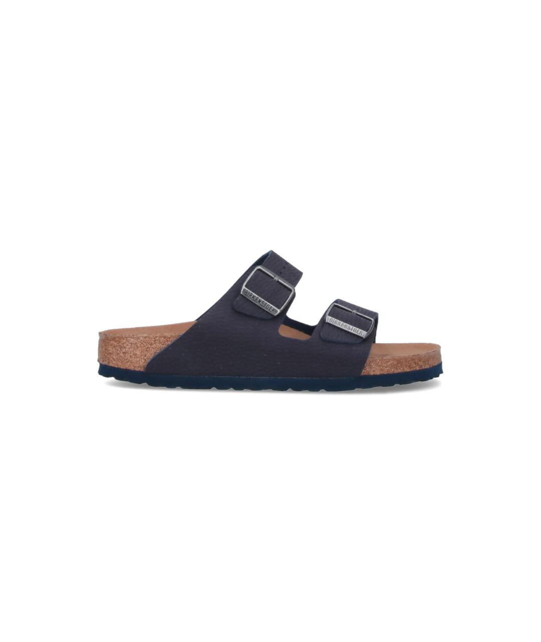 BIRKENSTOCK Синие синтетические шлепанцы, фото 1