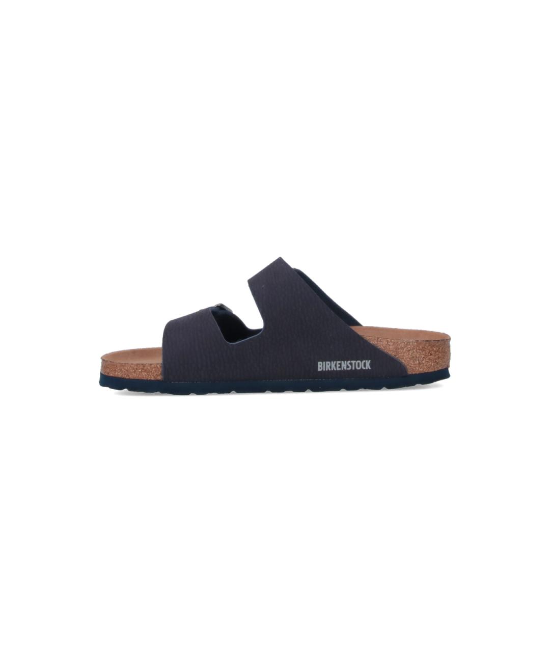 BIRKENSTOCK Синие синтетические шлепанцы, фото 3