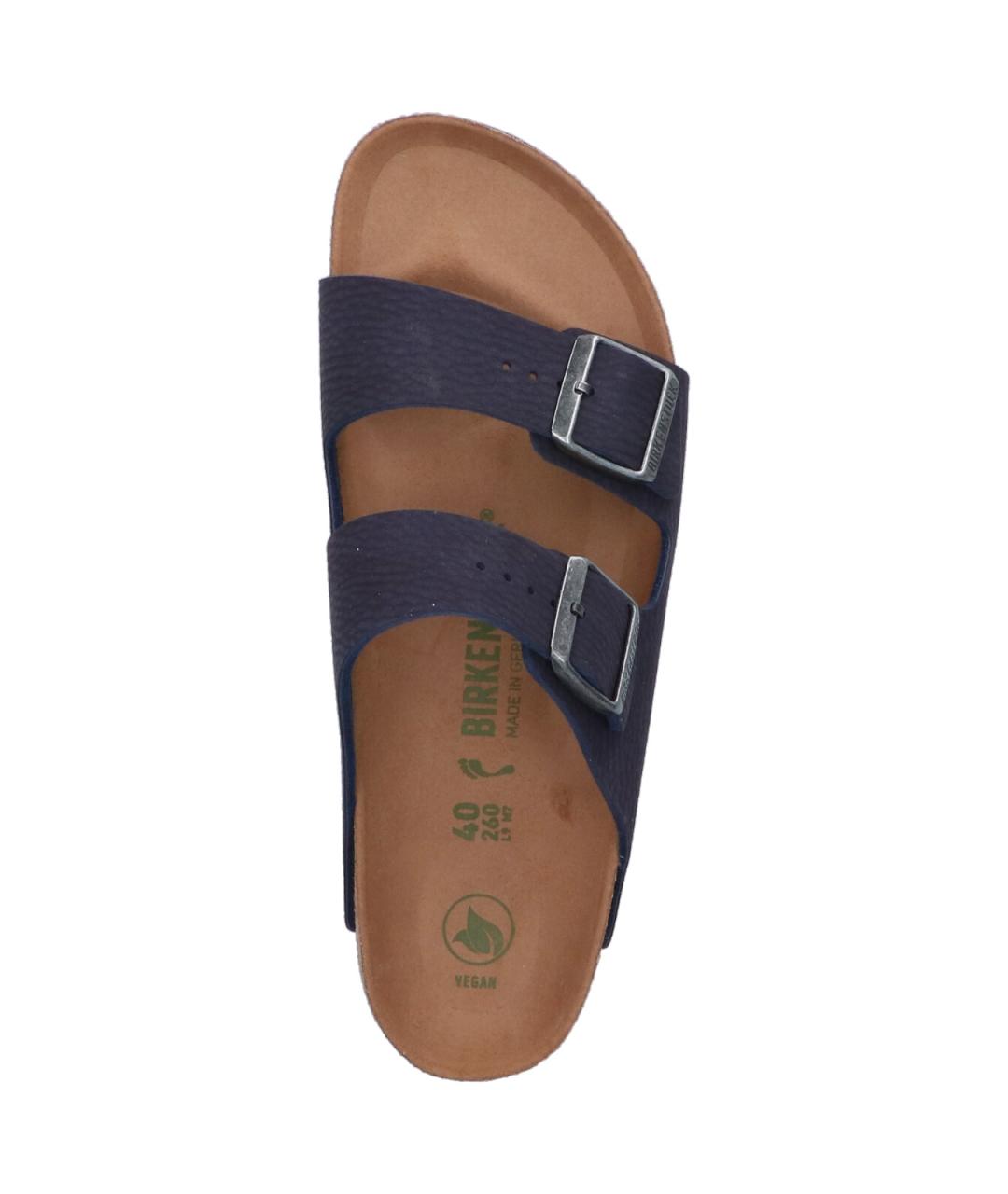 BIRKENSTOCK Синие синтетические шлепанцы, фото 5